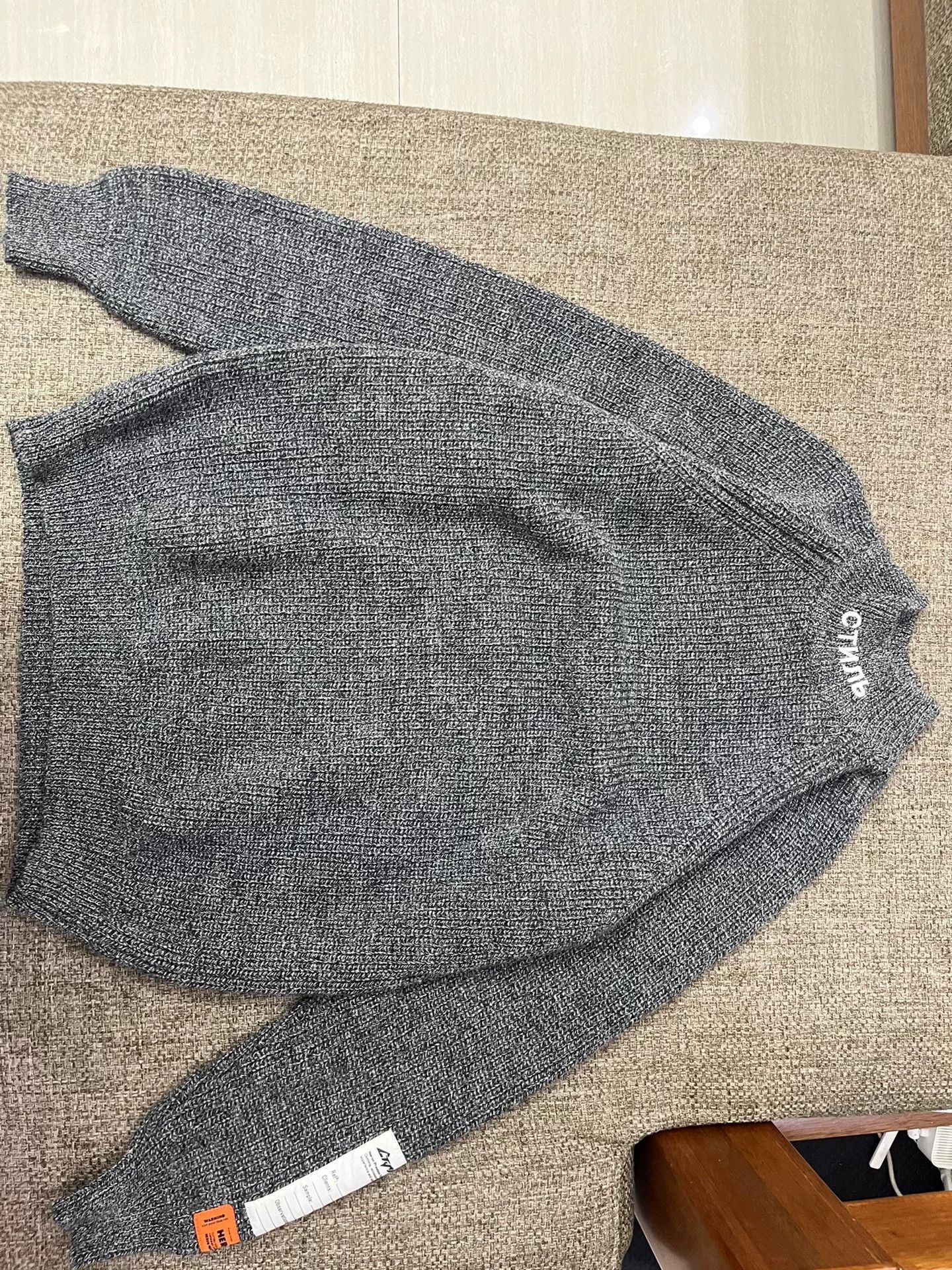 Heron Preston Heron Preston Wool High Neck Sweater Size US S / EU 44-46 / 1 - 1 Thumbnail