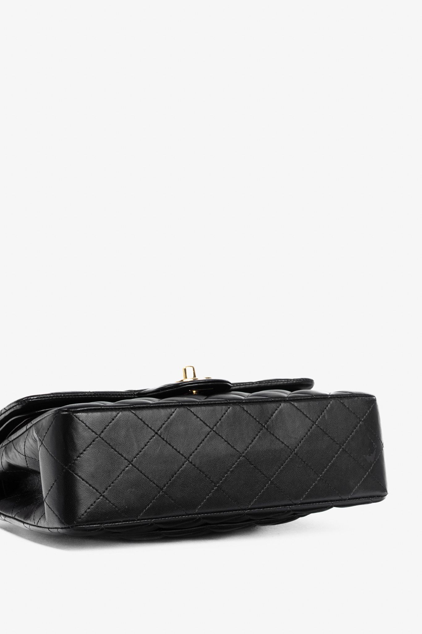 Chanel Chanel Small Classic Black Lambskin Quilted Double Flap Bag Size ONE SIZE - 5 Thumbnail