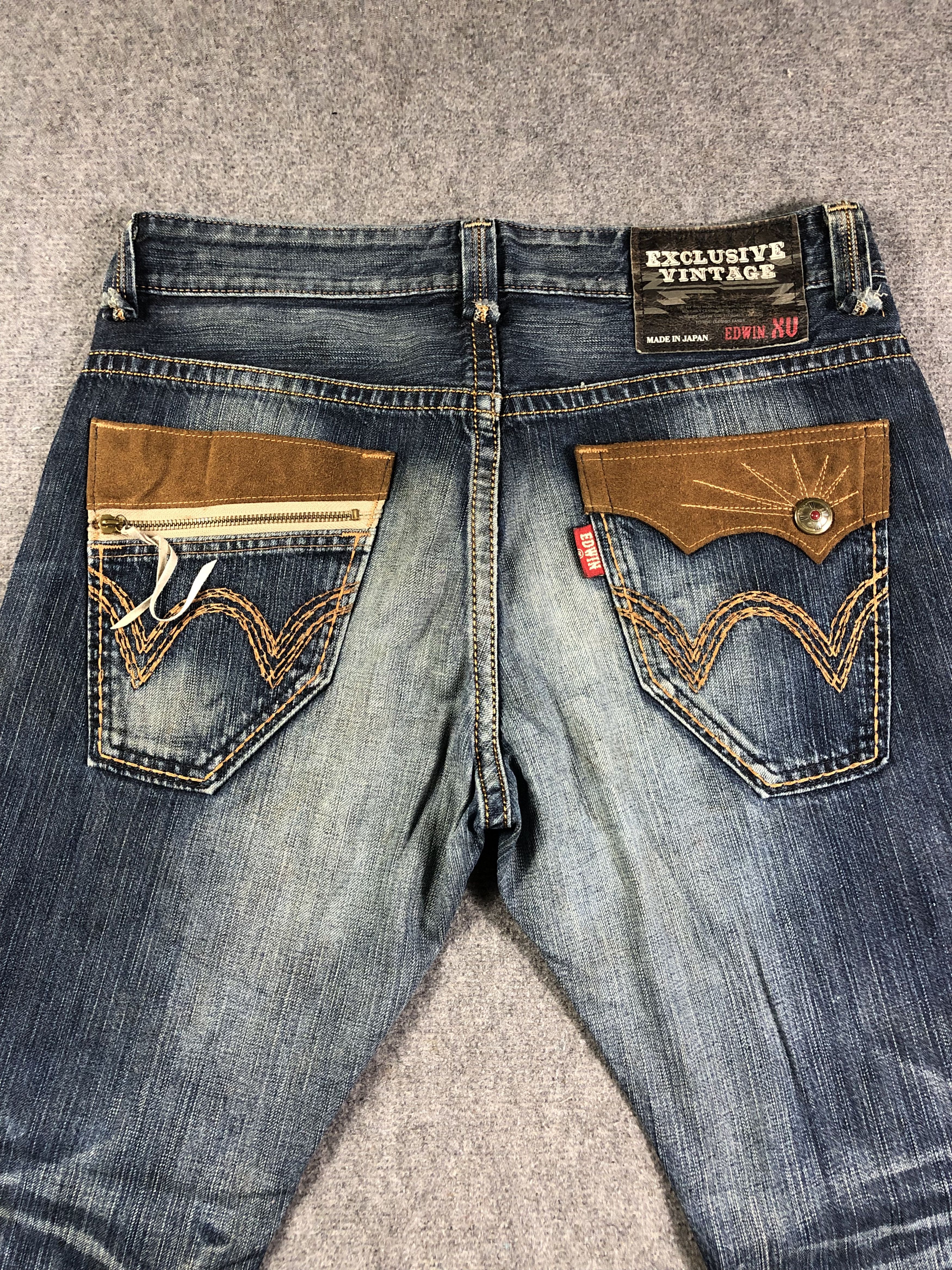 Edwin Edwin Wash Blue Denim Jeans 36x30 Size US 36 / EU 52 - 8 Thumbnail