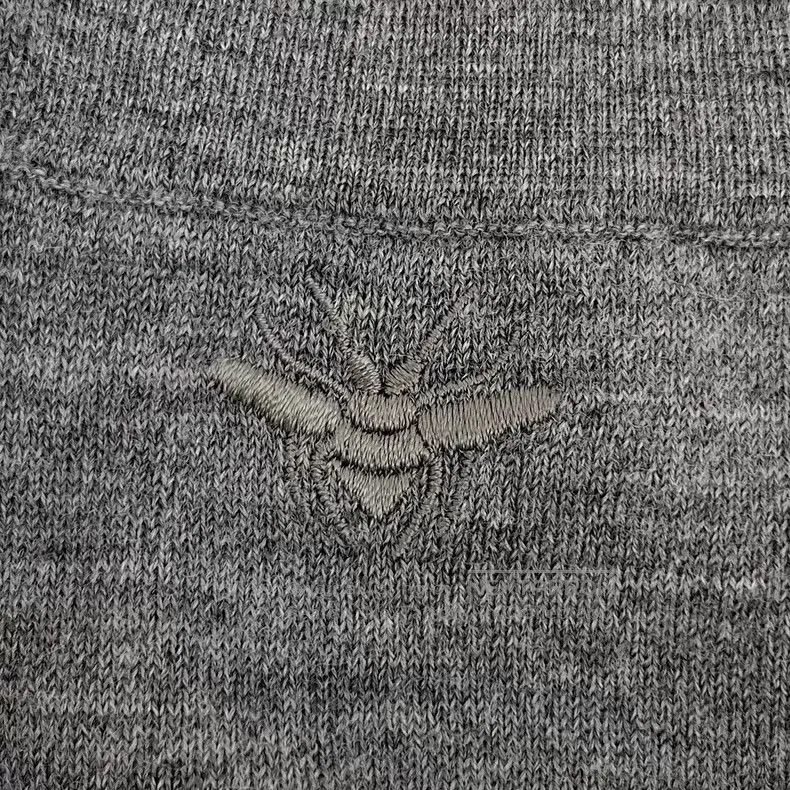Dior Dior Dark gray bee embroidered wool V-neck single-breasted Size US S / EU 44-46 / 1 - 5 Thumbnail