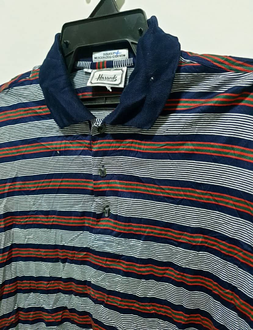 Harrods Harrods stipe polo shirt Size US M / EU 48-50 / 2 - 5 Thumbnail