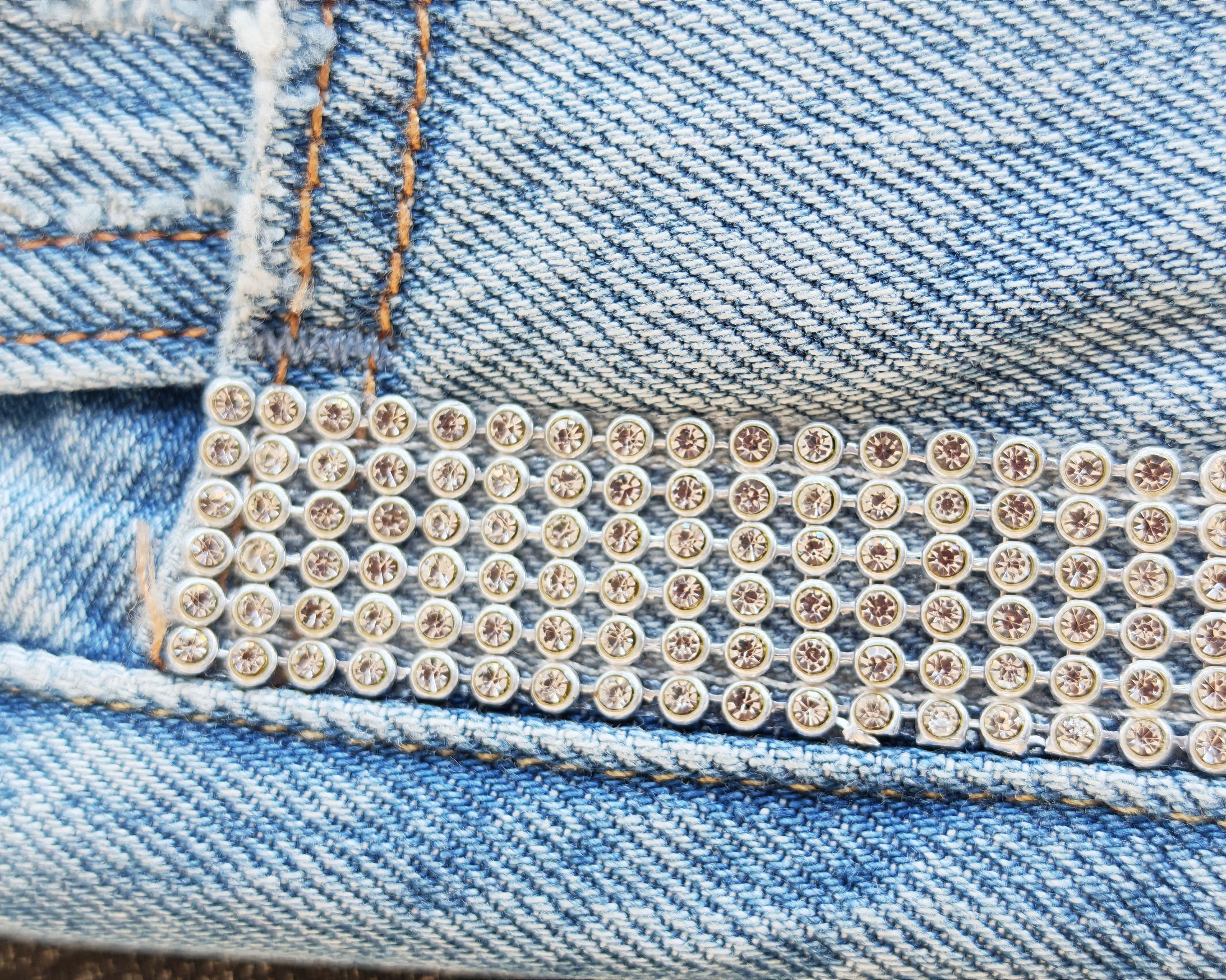 Levi's RARE Sample Levi's 501 Rhinestone Jeans W27 Size 27" / US 4 / IT 40 - 9 Thumbnail