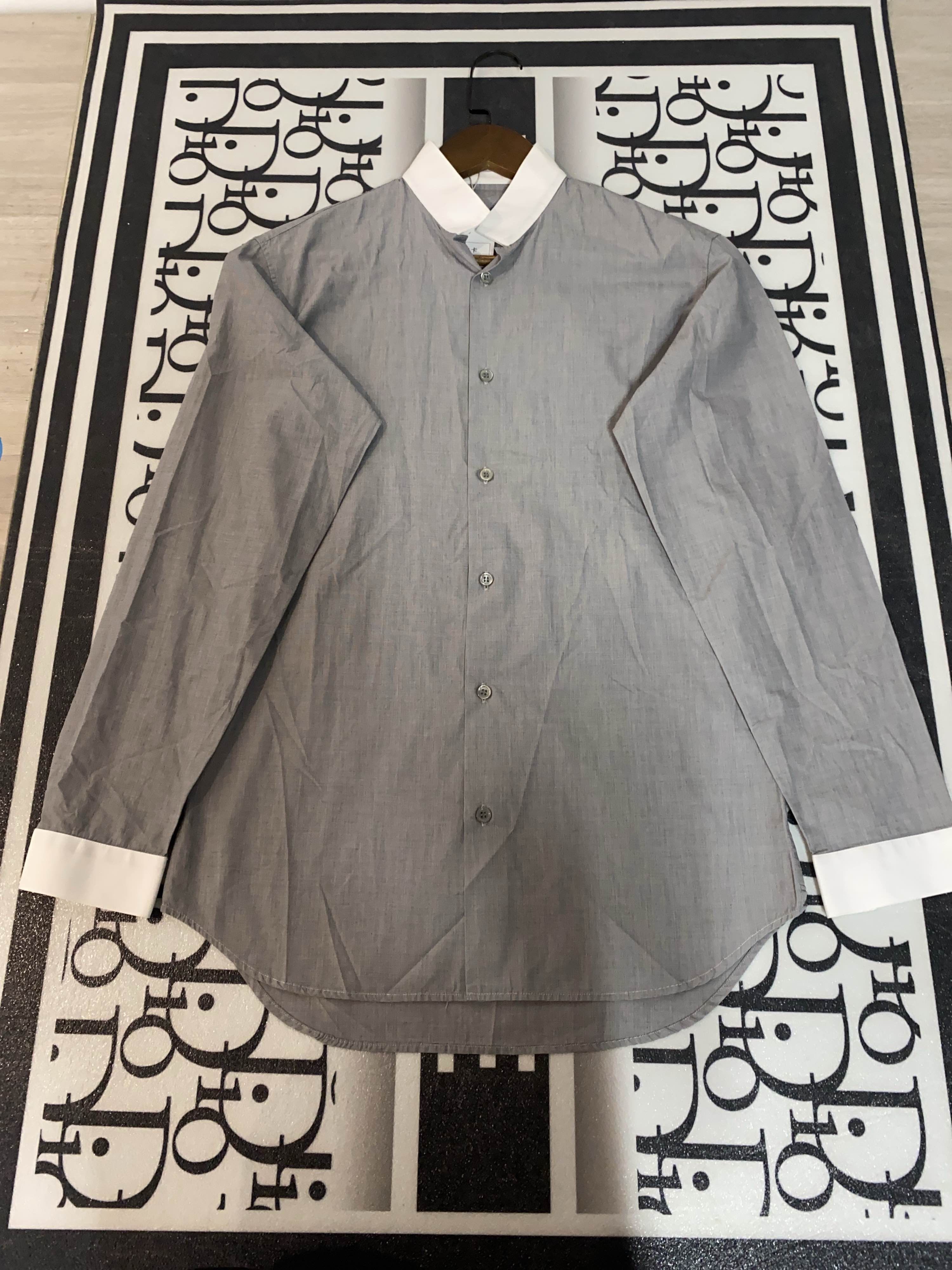 Dior Dior Contrast Collar Button Up Shirt Size S Size US S / EU 44-46 / 1 - 1 Thumbnail