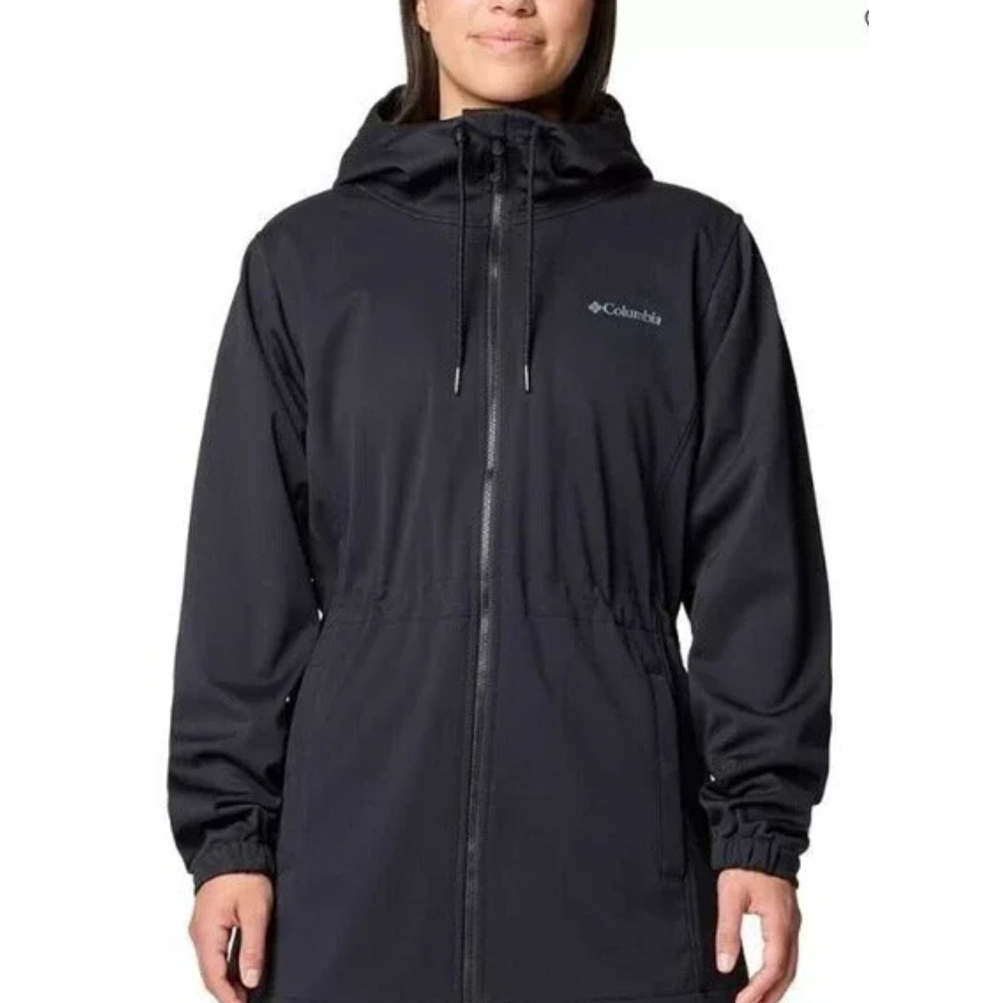 Columbia Women's Rose Winds Softshell Hooded Jacket Black XS