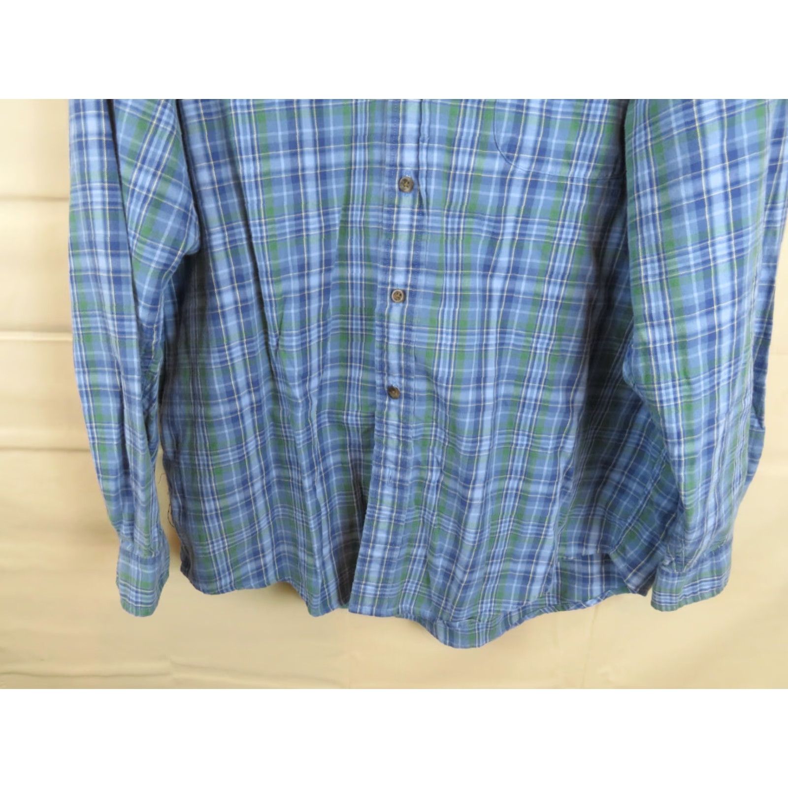 Eddie Bauer Eddie Bauer Button-Up Shirt Men Regular L Blue Green Plaid Multicolor Long Sleeve Front Button Down Shirt Size US L / EU 52-54 / 3 - 2 Thumbnail