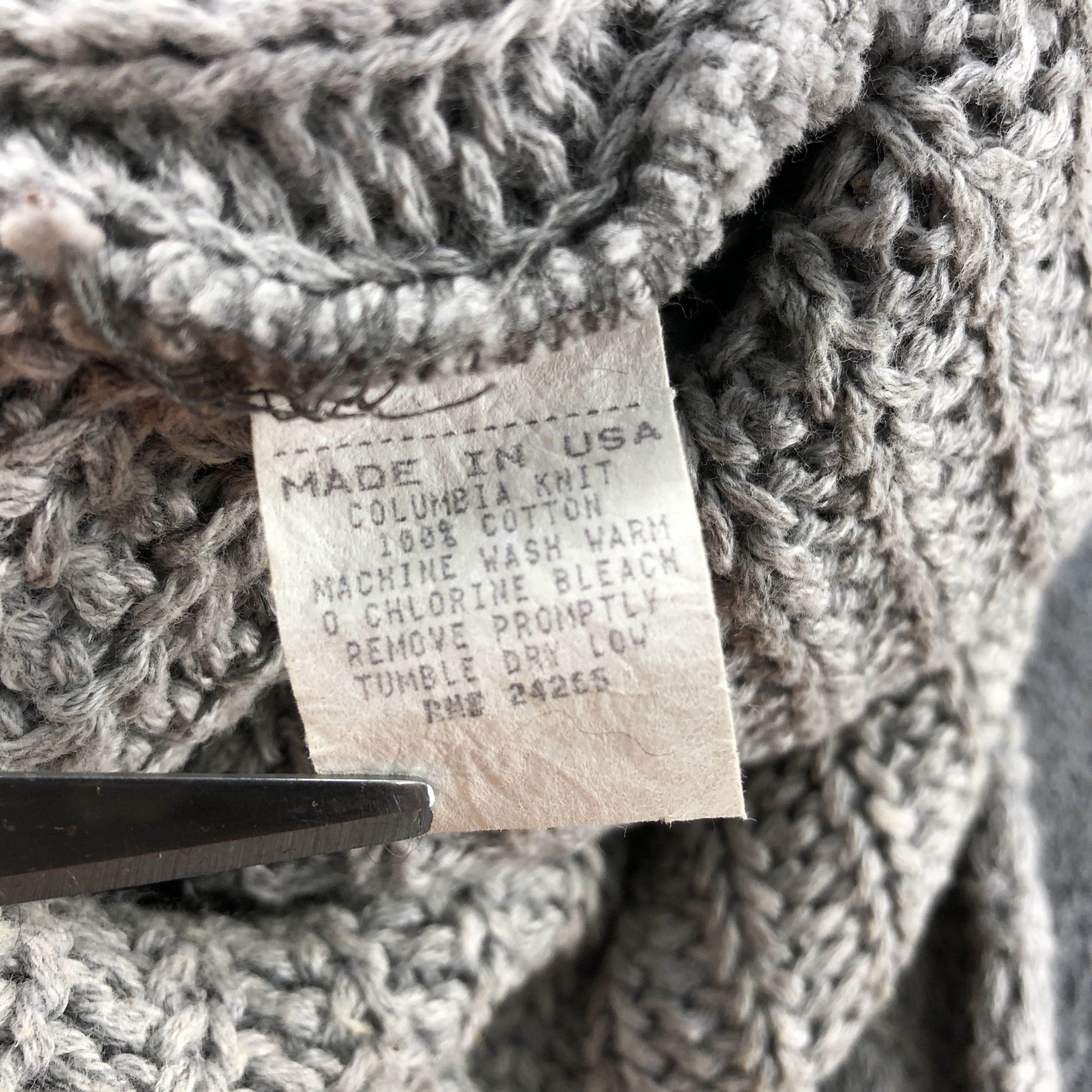 Vintage Unknown Made in USA Grey Beanie Cotton Snowcap Snow Hat B483 Size ONE SIZE - 6 Thumbnail