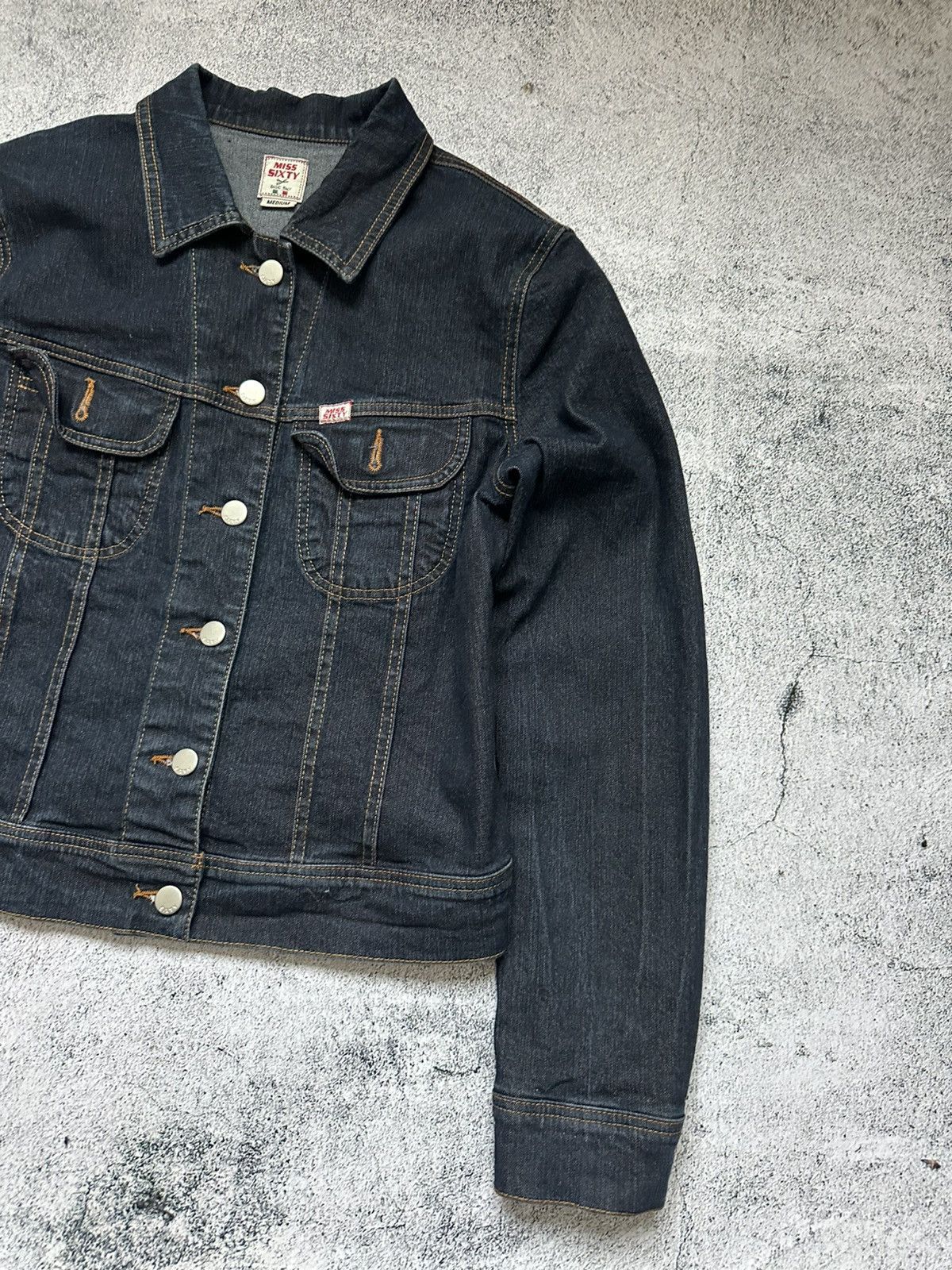 Miss Sixty Miss Sixty Dark Bue and the other Denim Women’s Jacket Size M / US 6-8 / IT 42-44 - 4 Thumbnail