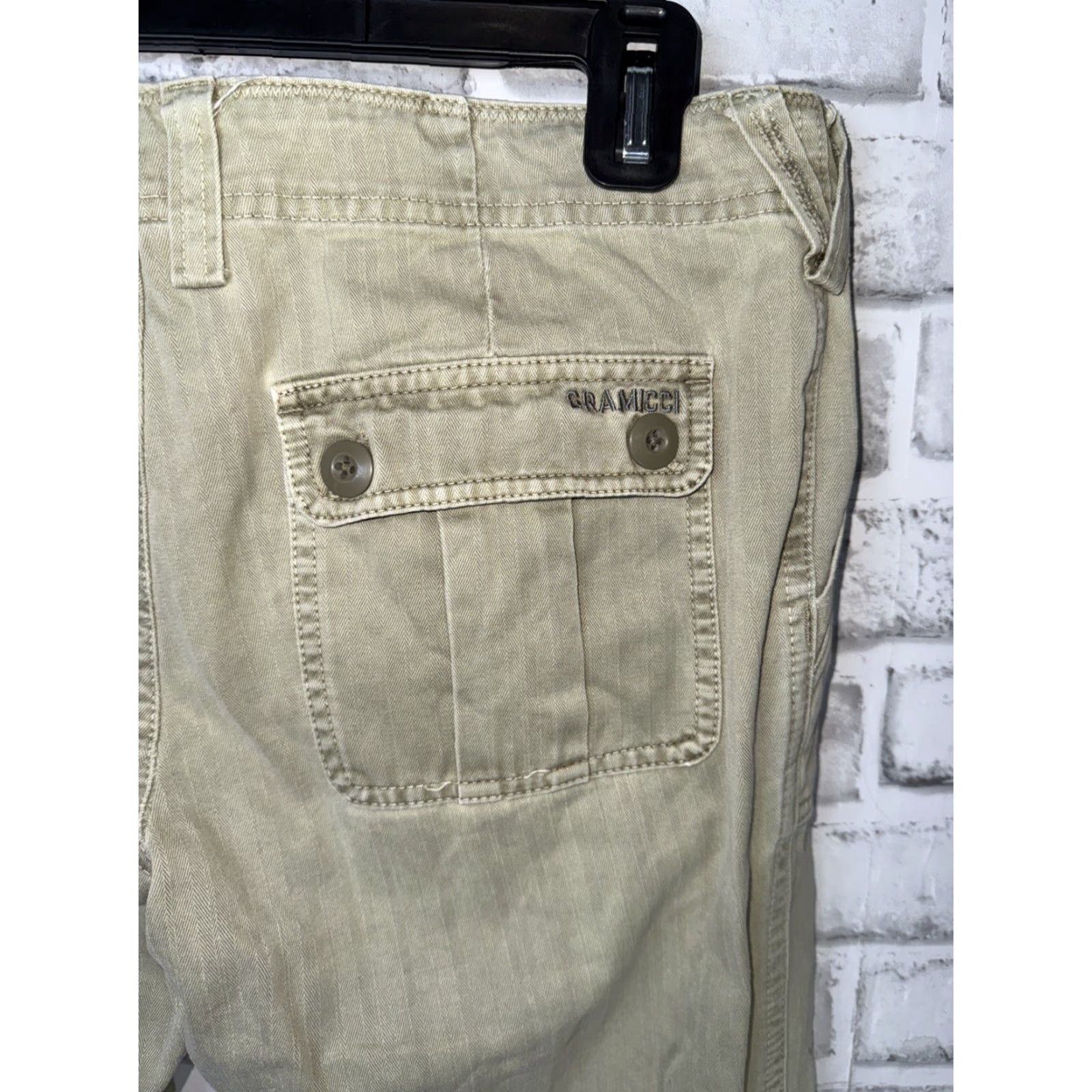 Gramicci Gramicci Pants Women 2 31 Inseam Beige Hiking Casual Womens Size 26" / US 2 / IT 38 - 6 Thumbnail
