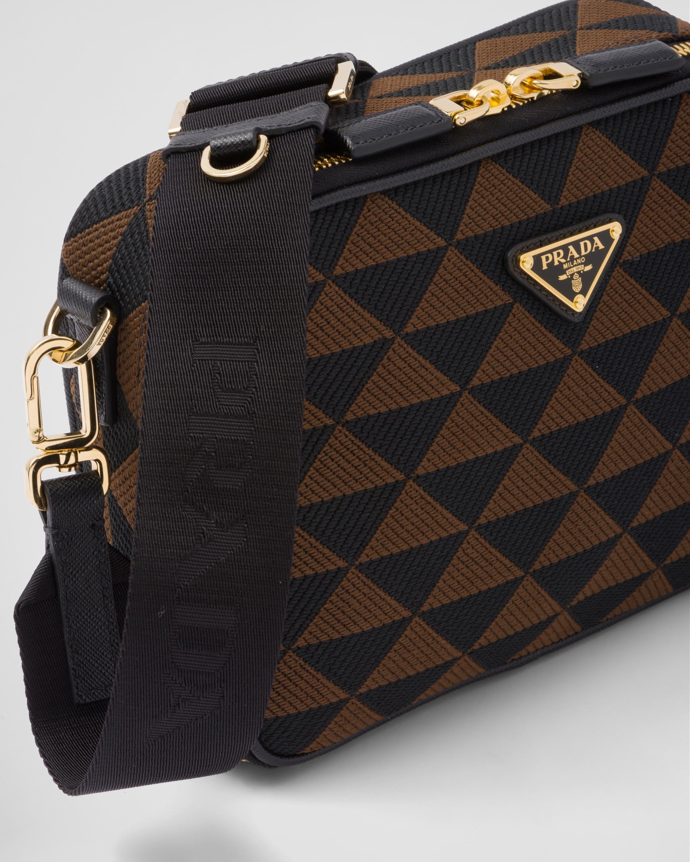 Prada o1bcso1str1025 Size: OS / Jacquard Embroidered Fabric Bag Size ONE SIZE - 7 Thumbnail