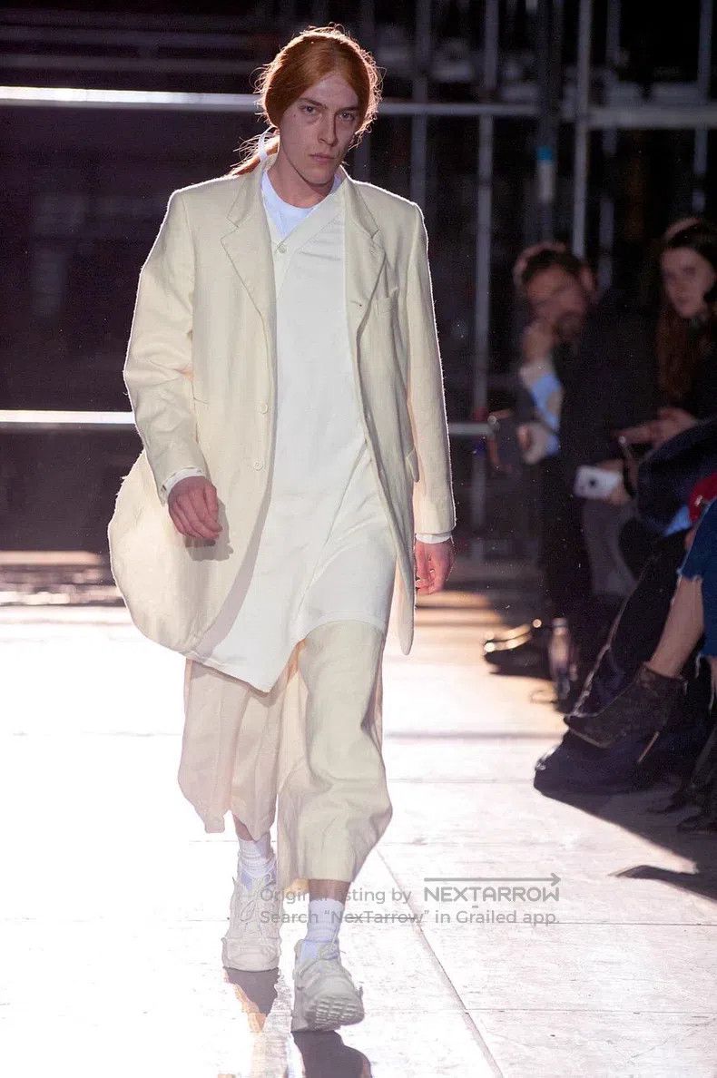 Comme des Garcons Comme des Garcons size S Beige Wool Side-Slit Balloon Pant Size US 27 - 3 Thumbnail