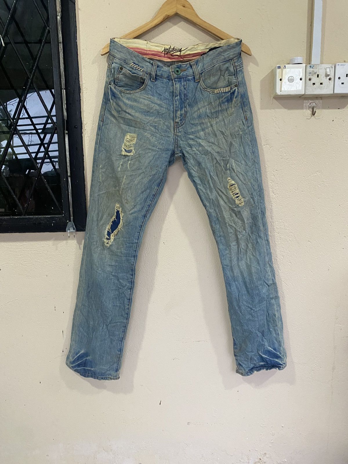 Billabong Billabong Muddy Bluewash Y2K Denim Size US 31 - 1 Thumbnail