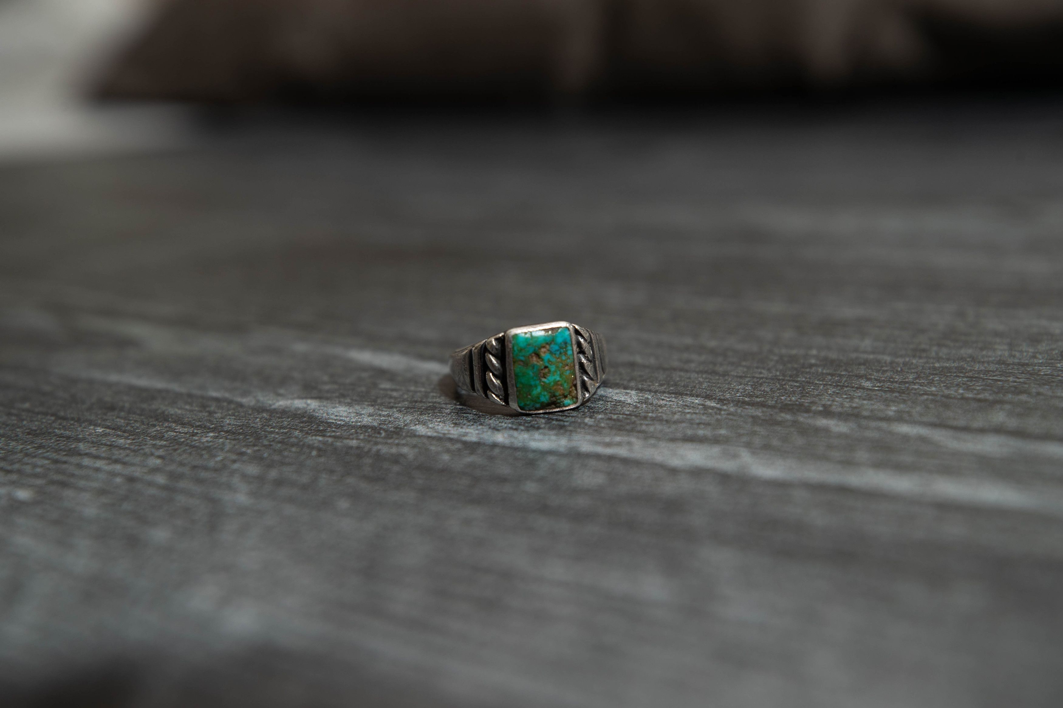 Other Mens Turquoise Ring Size ONE SIZE - 7 Thumbnail