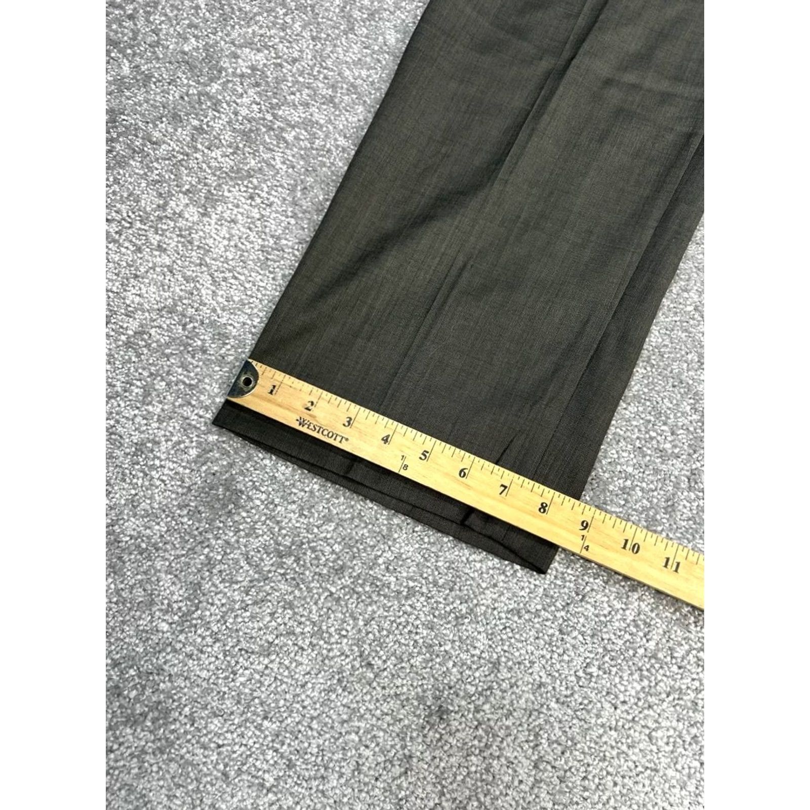 Ralph Lauren Lauren Ralph Lauren Dress Pants Men 38 Gray Wool Mid Rise Straight Pants Regular Gray Size US 38 / EU 54 - 6 Thumbnail