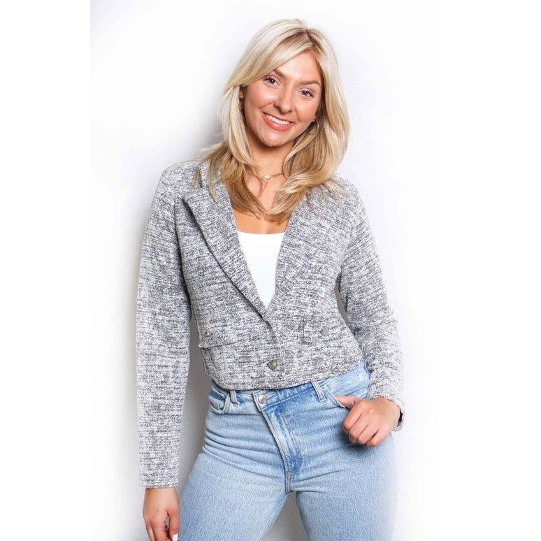 Madden NYC Madden NYC Womens Cropped Blazer Jacket Size XS Size XS / US 0-2 / IT 36-38 - 12 Thumbnail