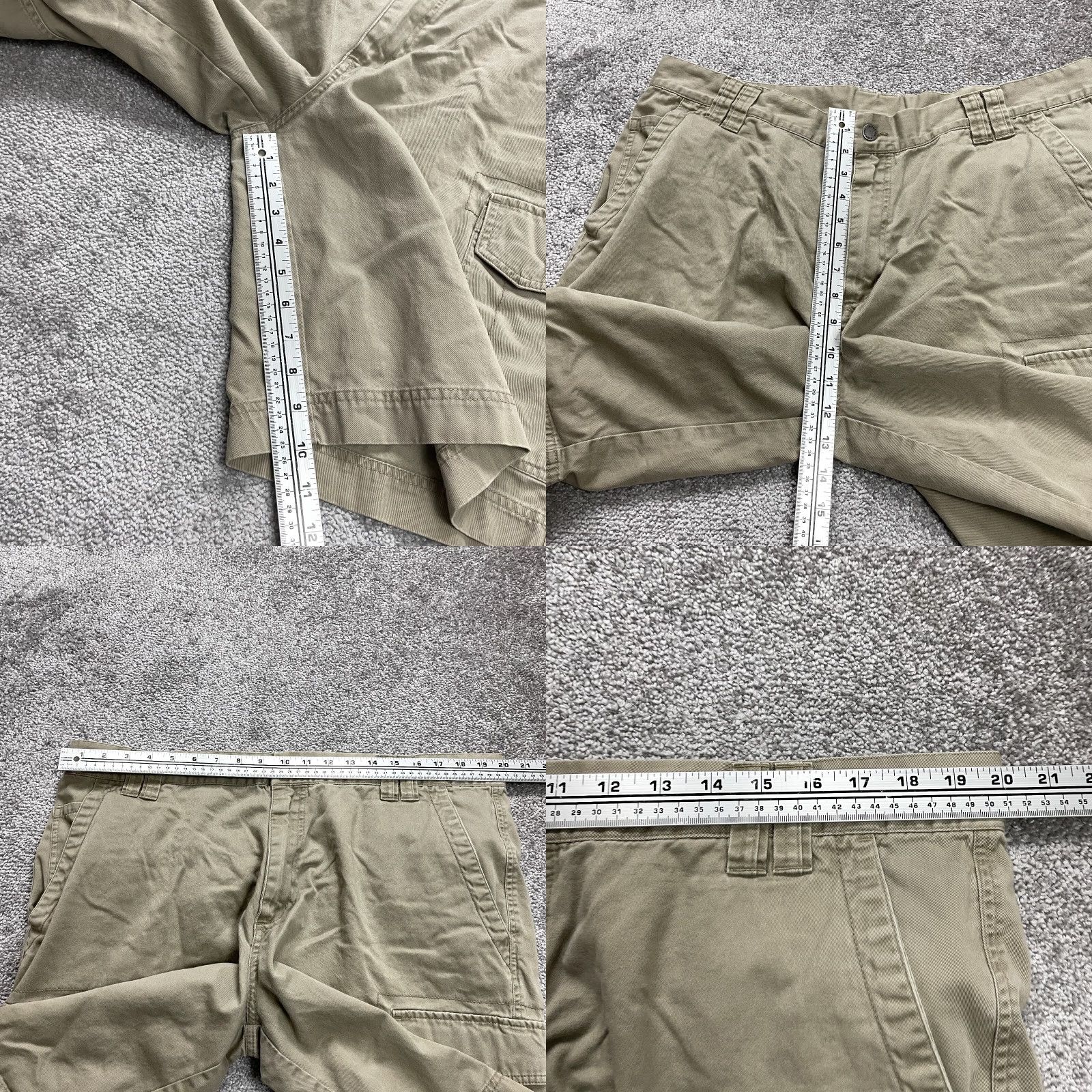 Vintage Columbia Cargo Shorts Men 40 Brown Canvas Flat Front Outdoor Casual 10" Inseam Size US 40 / EU 56 - 8 Thumbnail