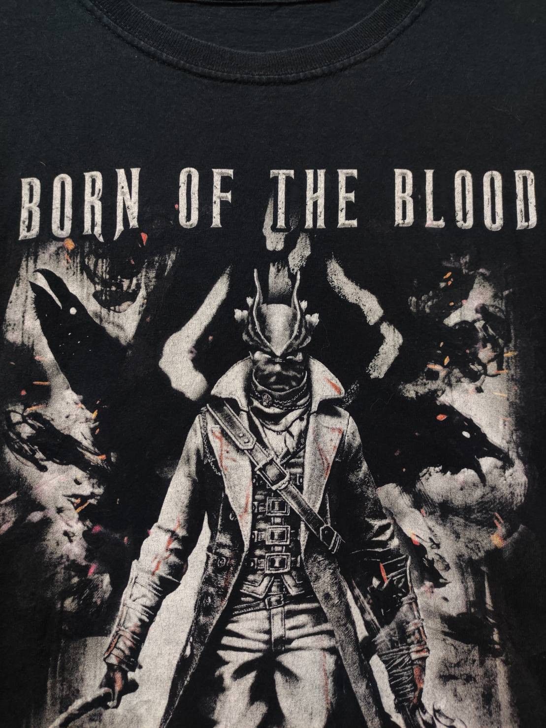 Playstation Bloodborne " Born Of The Blood " Game Promo T-Shirt Size US M / EU 48-50 / 2 - 4 Thumbnail