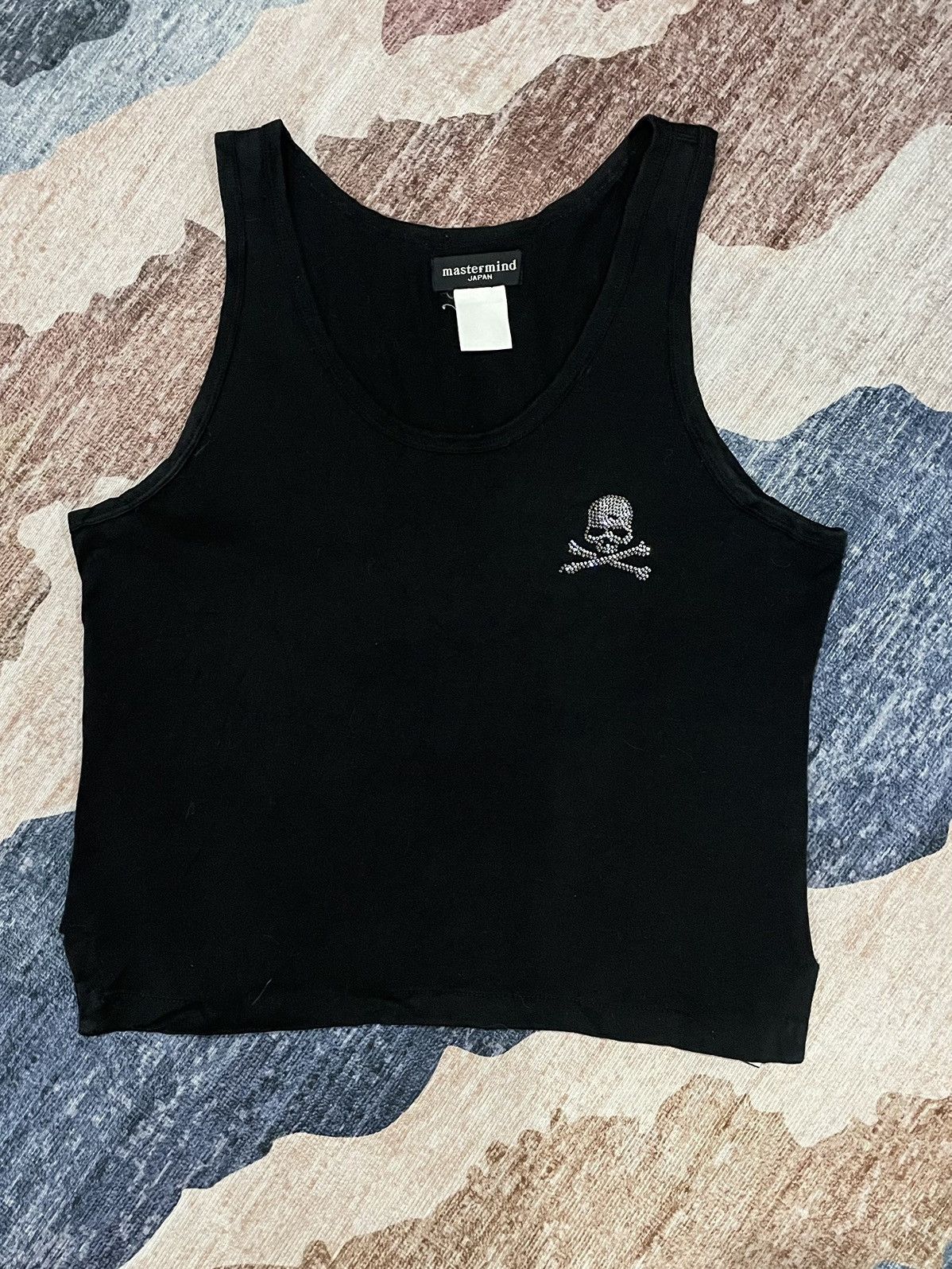 Japanese Brand Vintage Mastermind Japan Distressed Rockers Boxy Tank Tops Size S / US 4 / IT 40 - 1 Thumbnail