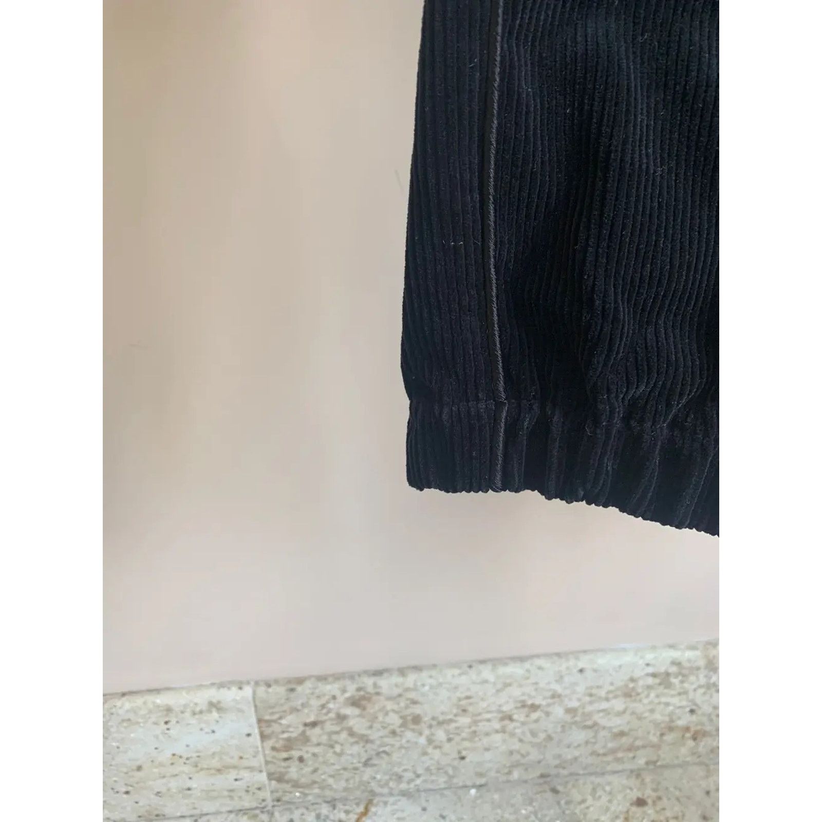 Saint Laurent Paris o1rshd1 Corduroy Drawstring Pants in Black Size US 34 / EU 50 - 3 Thumbnail