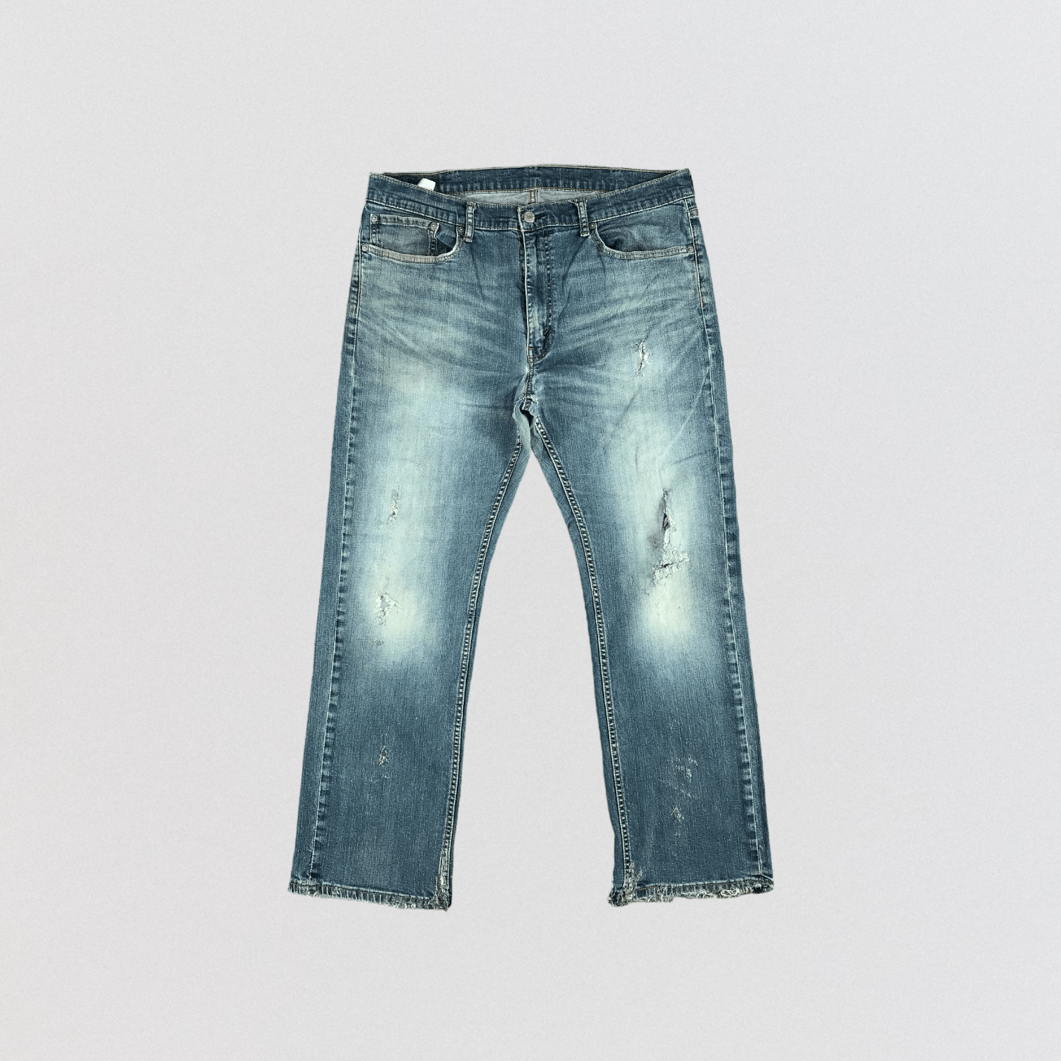 image of Blue Wash Levis 559 Jeans-Jm2617, Men's (Size 38)