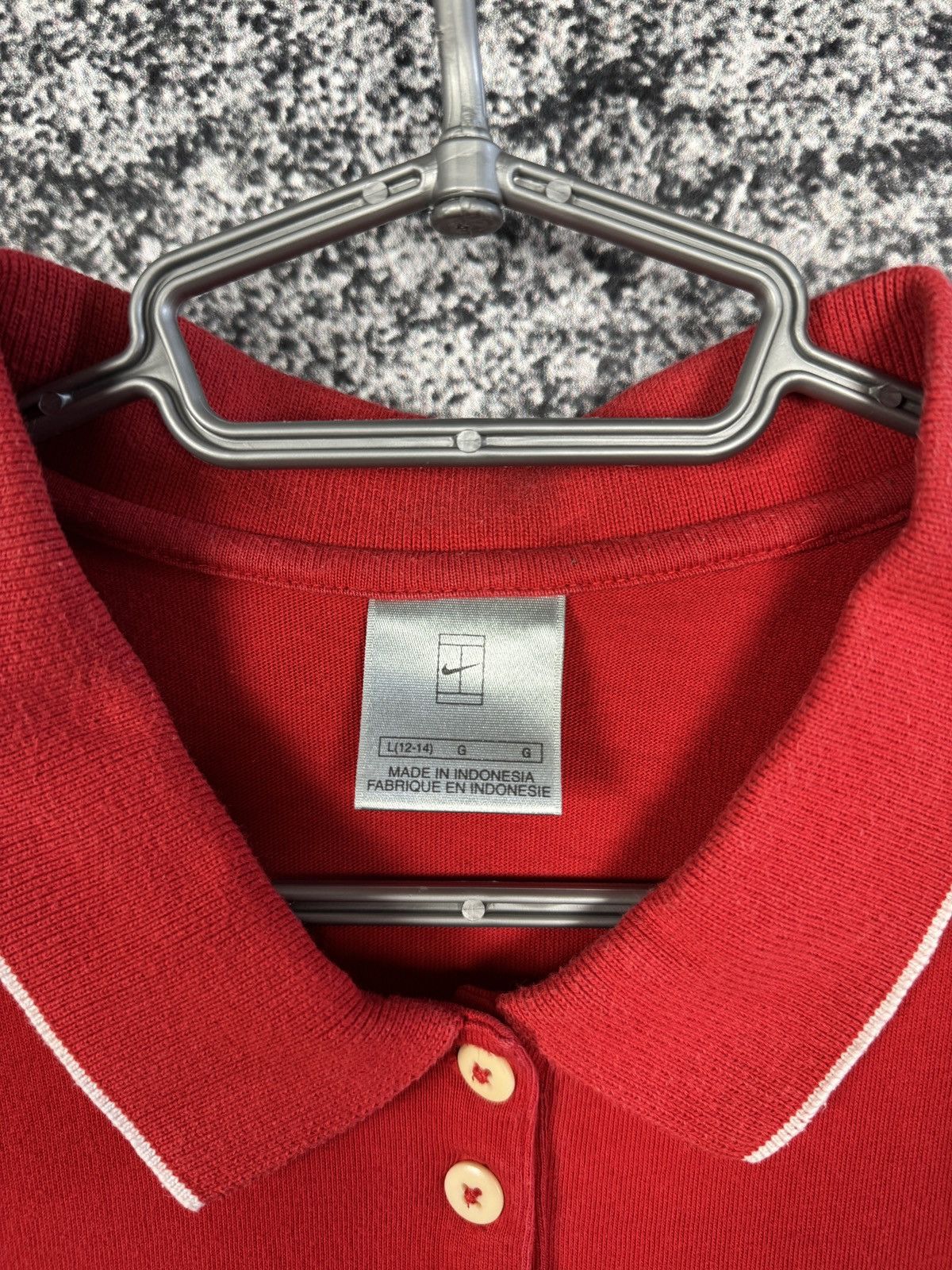 Nike Women’s Nike Court Tennis Polo Shirt Vintage Red Size L Size L / US 10 / IT 46 - 7 Thumbnail