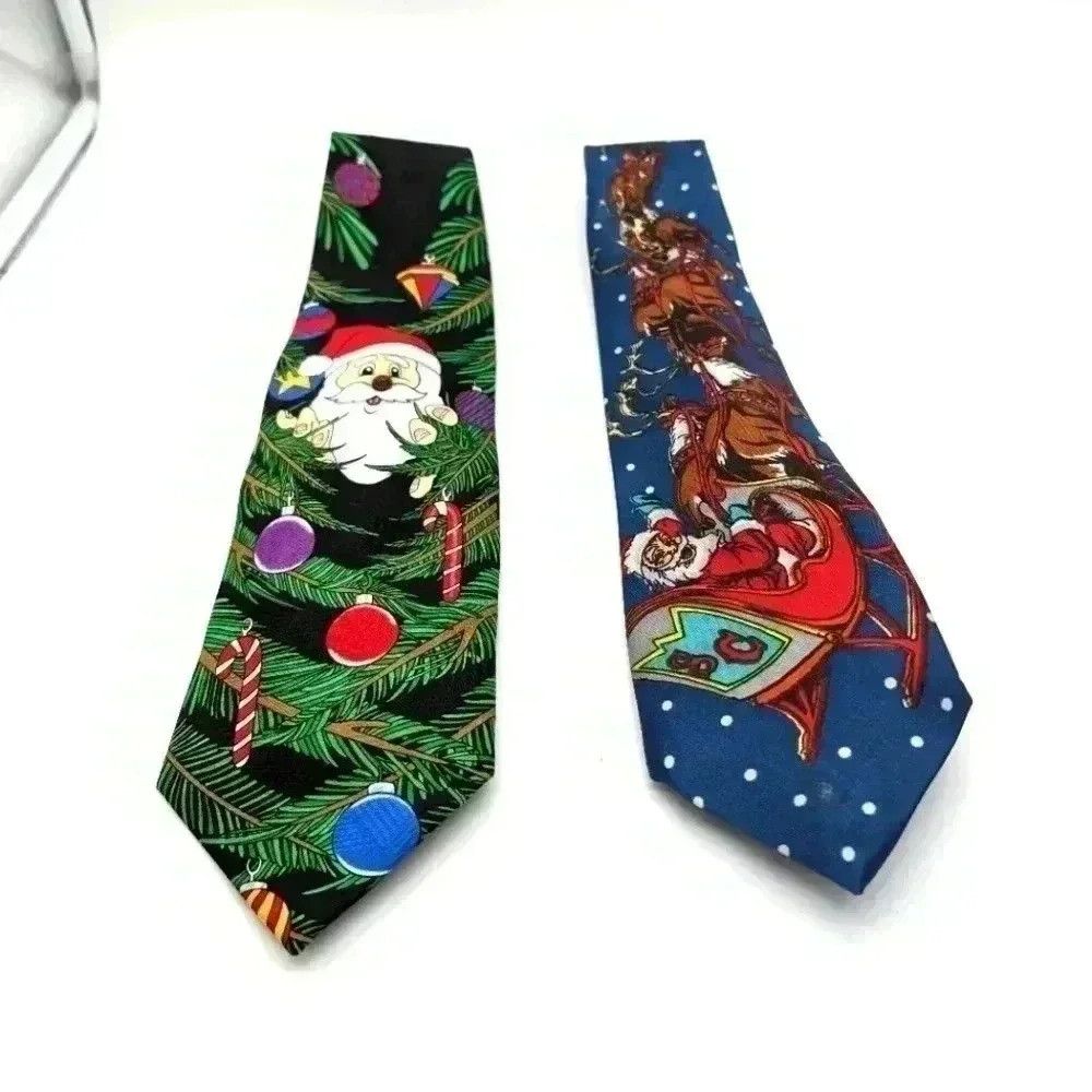 Vintage 2 Vintage Ties Christmas Theme had light/sound not working Size ONE SIZE - 1 Thumbnail