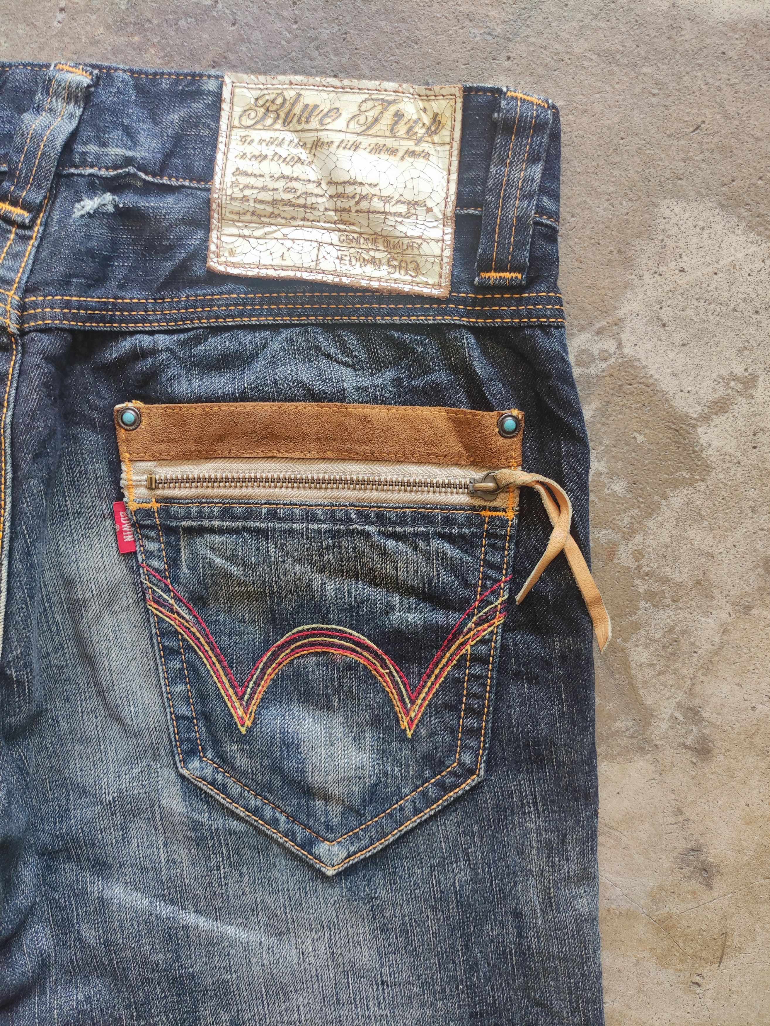 Edwin Vintage Edwin Brand Faded Baggy Denim Pants Size US 34 / EU 50 - 12 Thumbnail