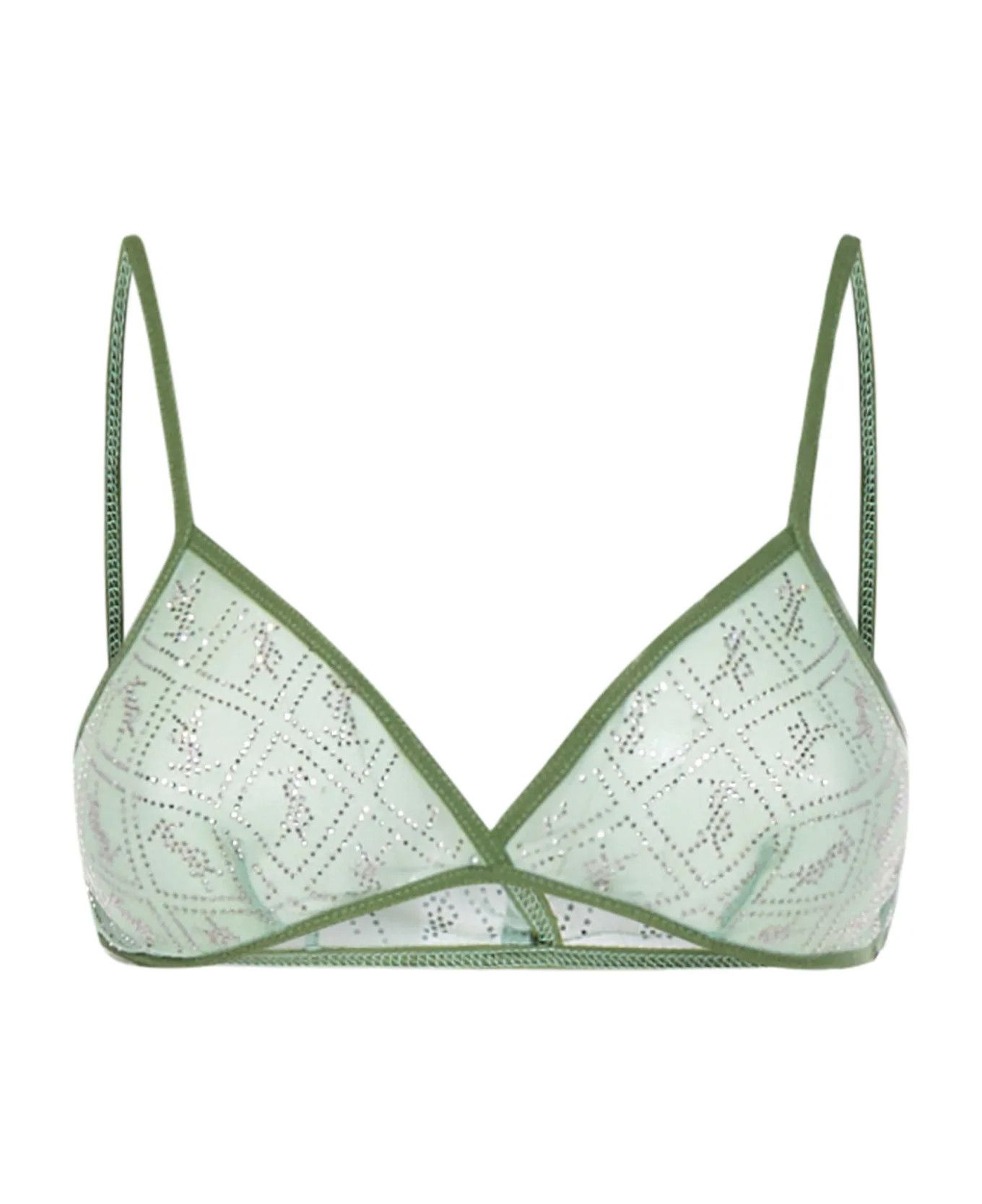 Saint Laurent Paris o1y0126 Size : L / Triangle Bra in Green Size ONE SIZE - 1 Thumbnail
