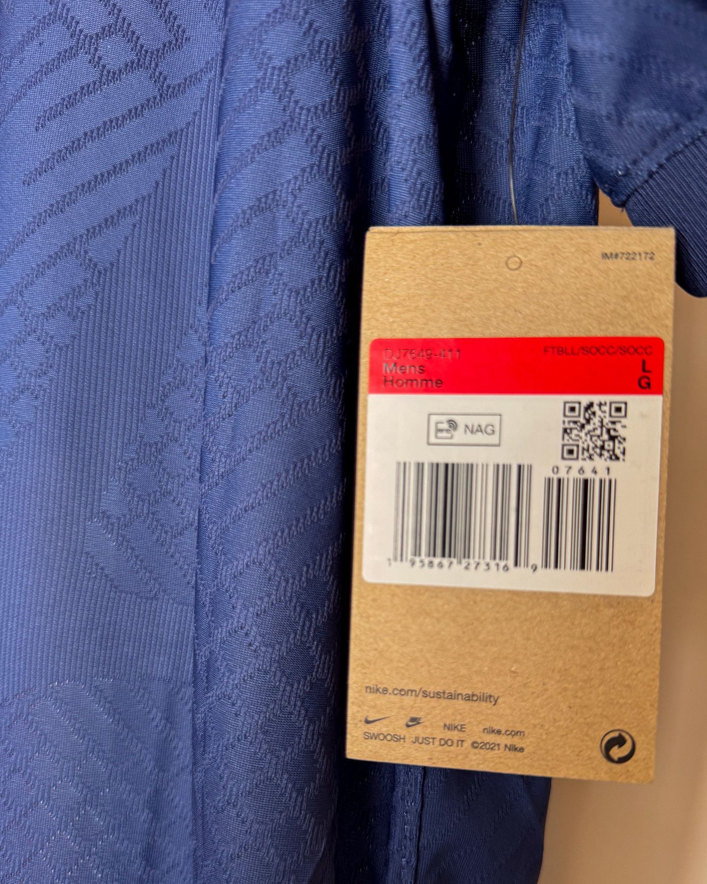 Nike PSG Home 2022-23 Nike Performance Jersey L No Sponor Size US L / EU 52-54 / 3 - 9 Thumbnail