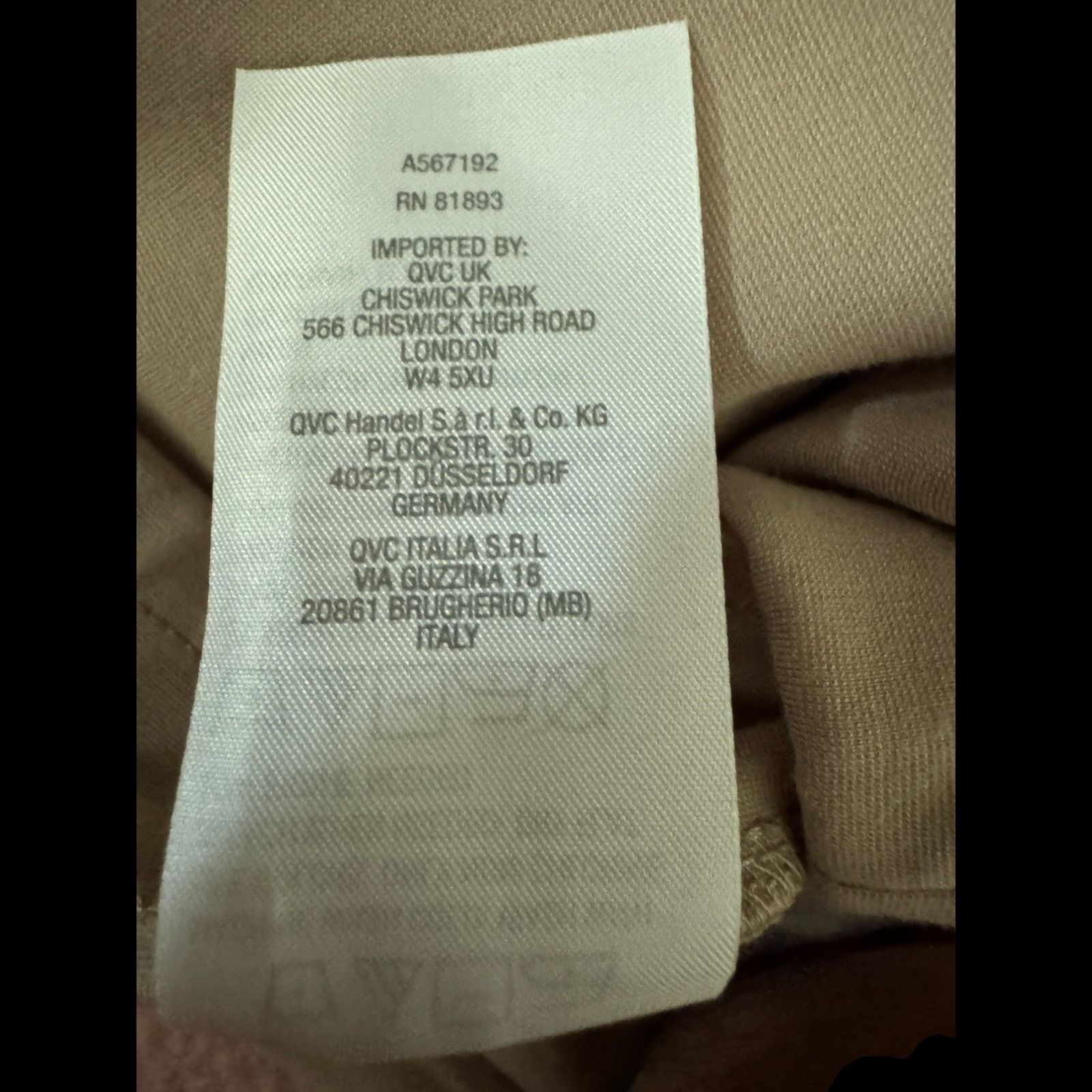 Other SUSAN GRAVER Everyday Slim Leg Pants Beige Stretch 3X NWT Size 36" / US 14 / IT 50 - 9 Thumbnail