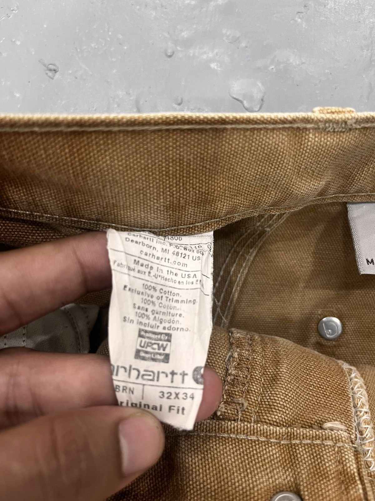 Carhartt 1 Of 1 Rework Carhartt Double knee denim Size US 32 / EU 48 - 6 Thumbnail