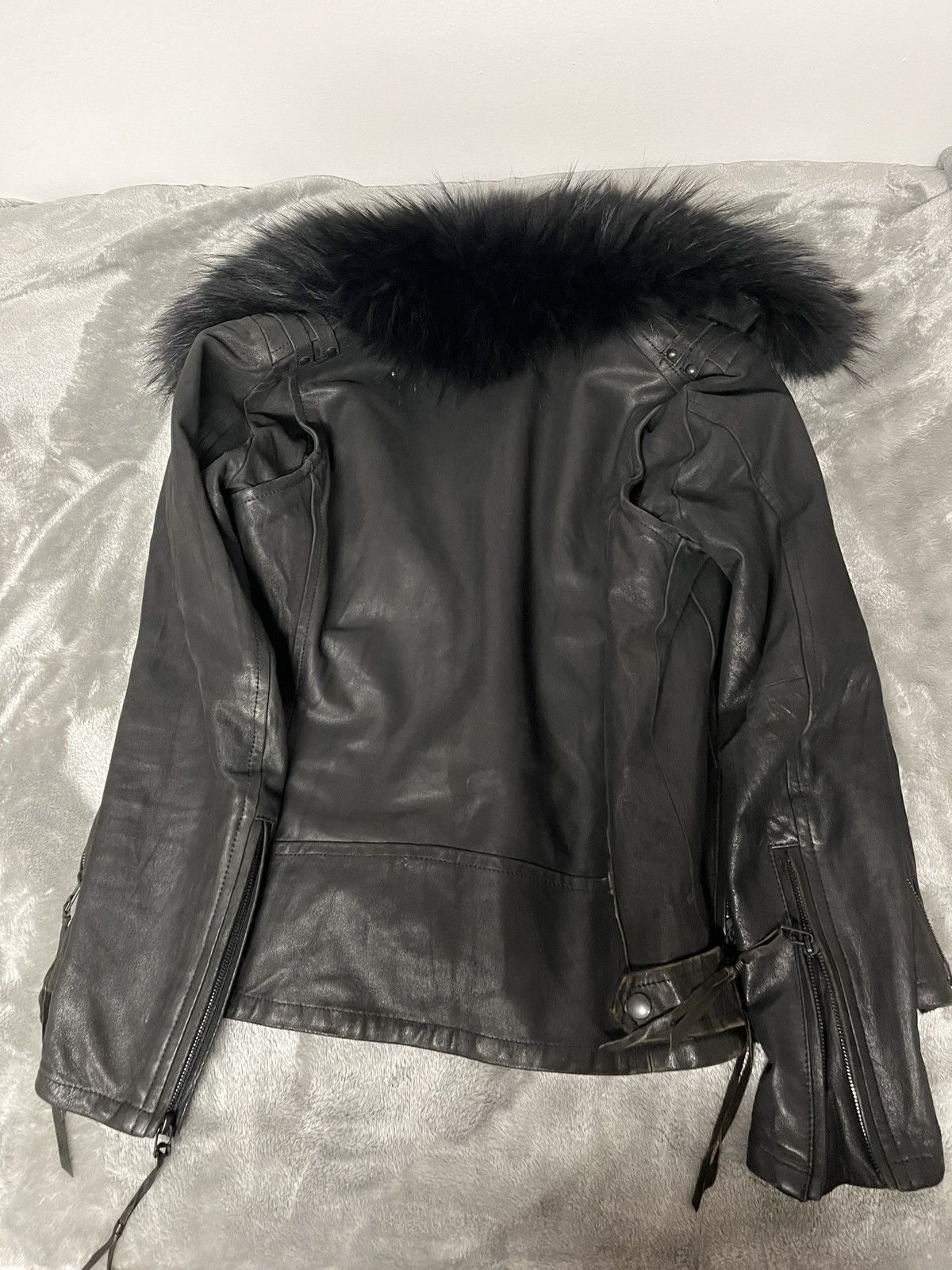 5351 POUR LES HOMMES 5351 PLH LEATHER JACKET W FUR Size US S / EU 44-46 / 1 - 1 Thumbnail