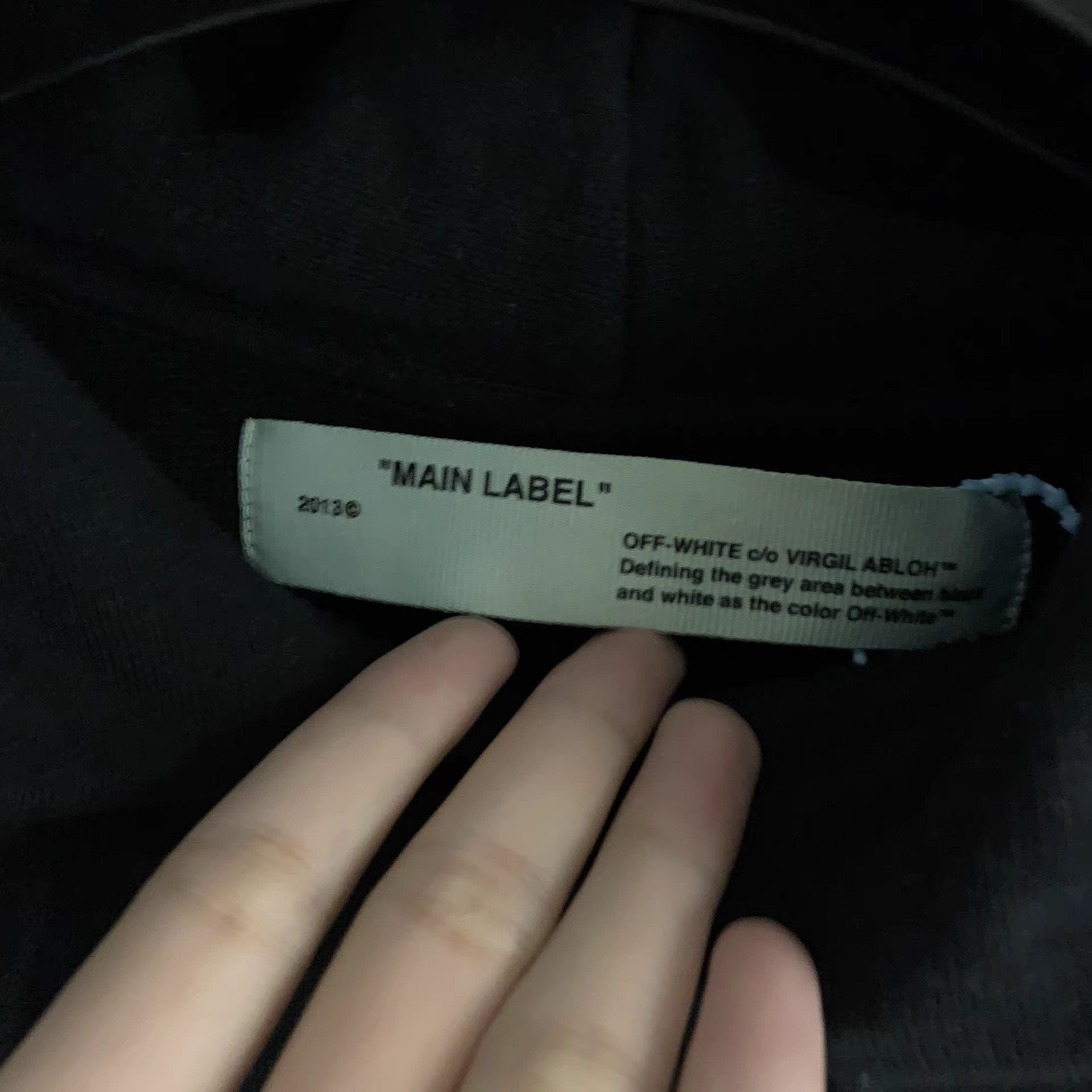 Off-White Off White Yellow Caution Hoodie OS XS Size US XS / EU 42 / 0 - 3 Thumbnail