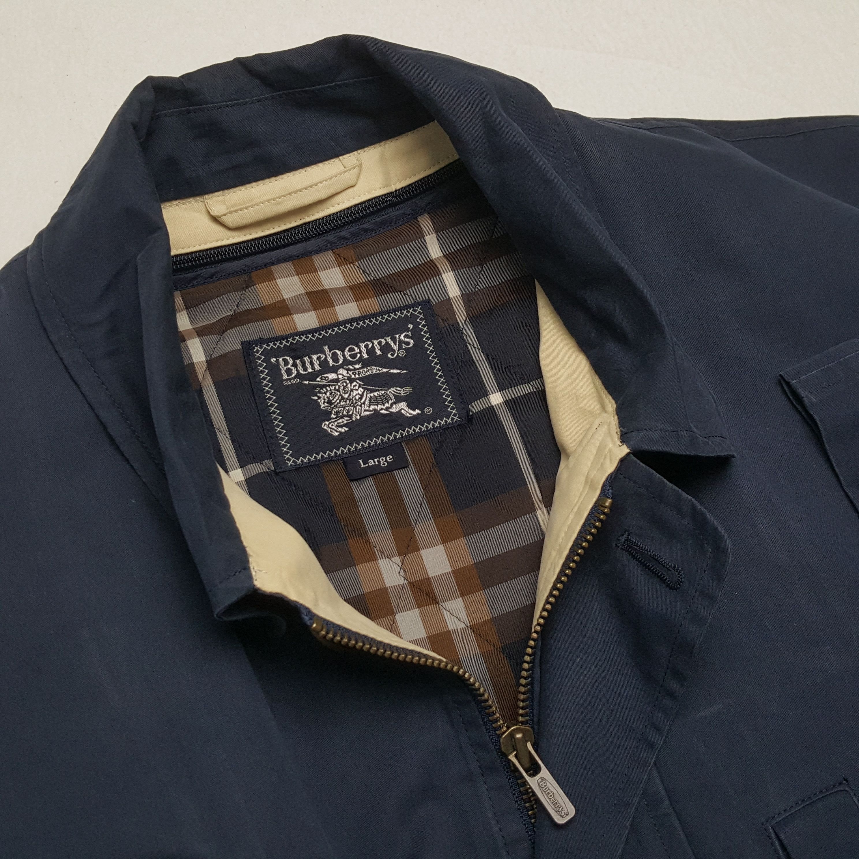 Burberry × Vintage Vintage BURBERRY LONDON Fashion Brand Coat Jacket Size US L / EU 52-54 / 3 - 10 Thumbnail