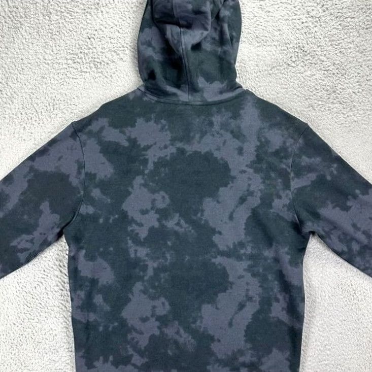 Fila FILA Hoodie Sweatshirt Mens Medium Grey Tie Dye Pullover Activewear Knit Pocket Hooded Pull Over Size US M / EU 48-50 / 2 - 2 Thumbnail