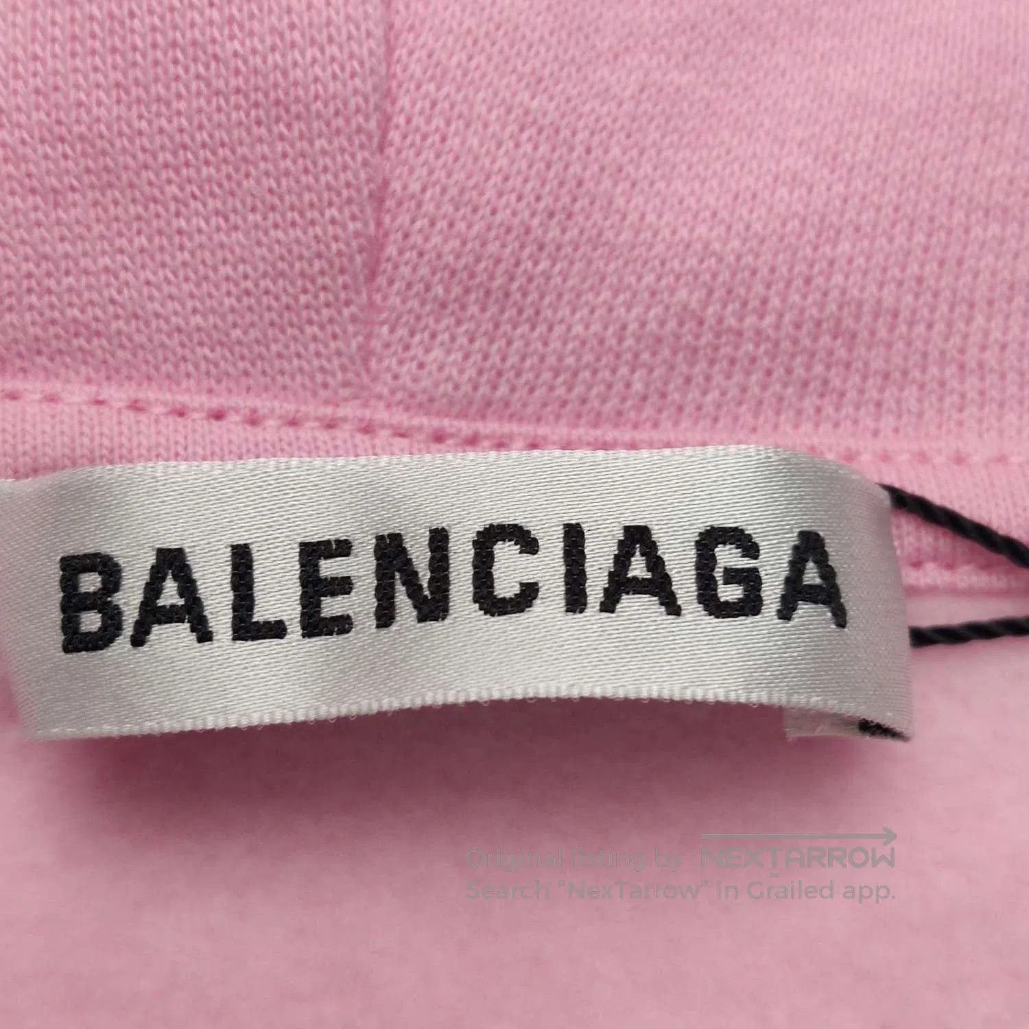 Balenciaga Balenciaga XS Pink Logo Hoodie. Size XS / US 0-2 / IT 36-38 - 3 Thumbnail