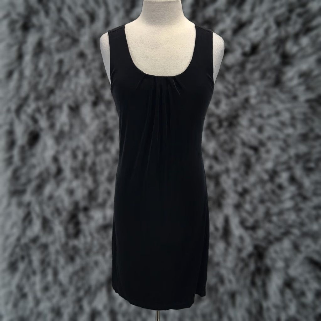 Vintage Chico's Travelers Dress Women's Medium Black Sleeveless Stretch Slinky Travel Pencil Size M / US 6-8 / IT 42-44 - 1 Thumbnail