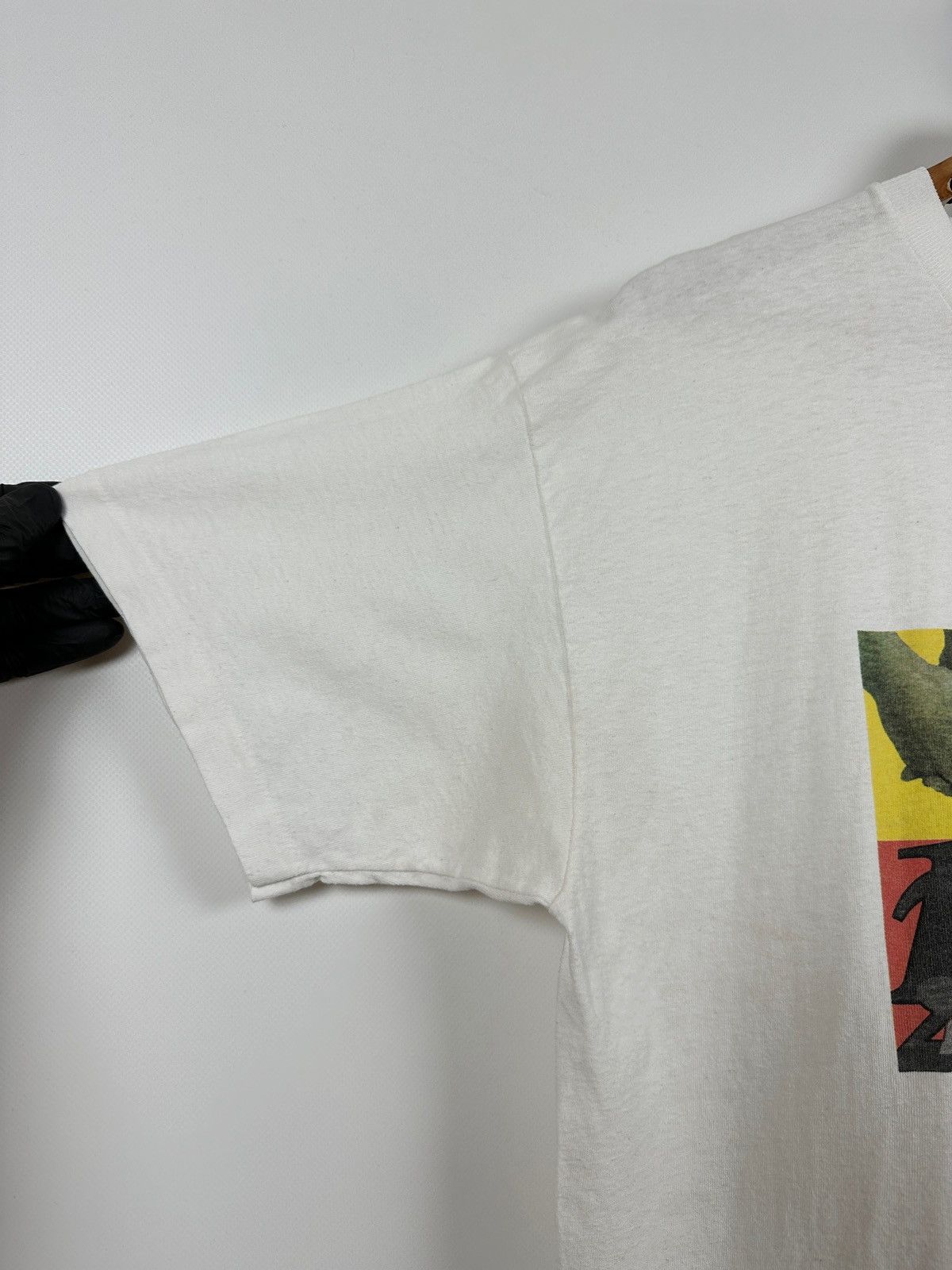 Vintage 1995 Vintage Pfizer OCD Single Stitch White T-Shirt Size US L / EU 52-54 / 3 - 12 Thumbnail