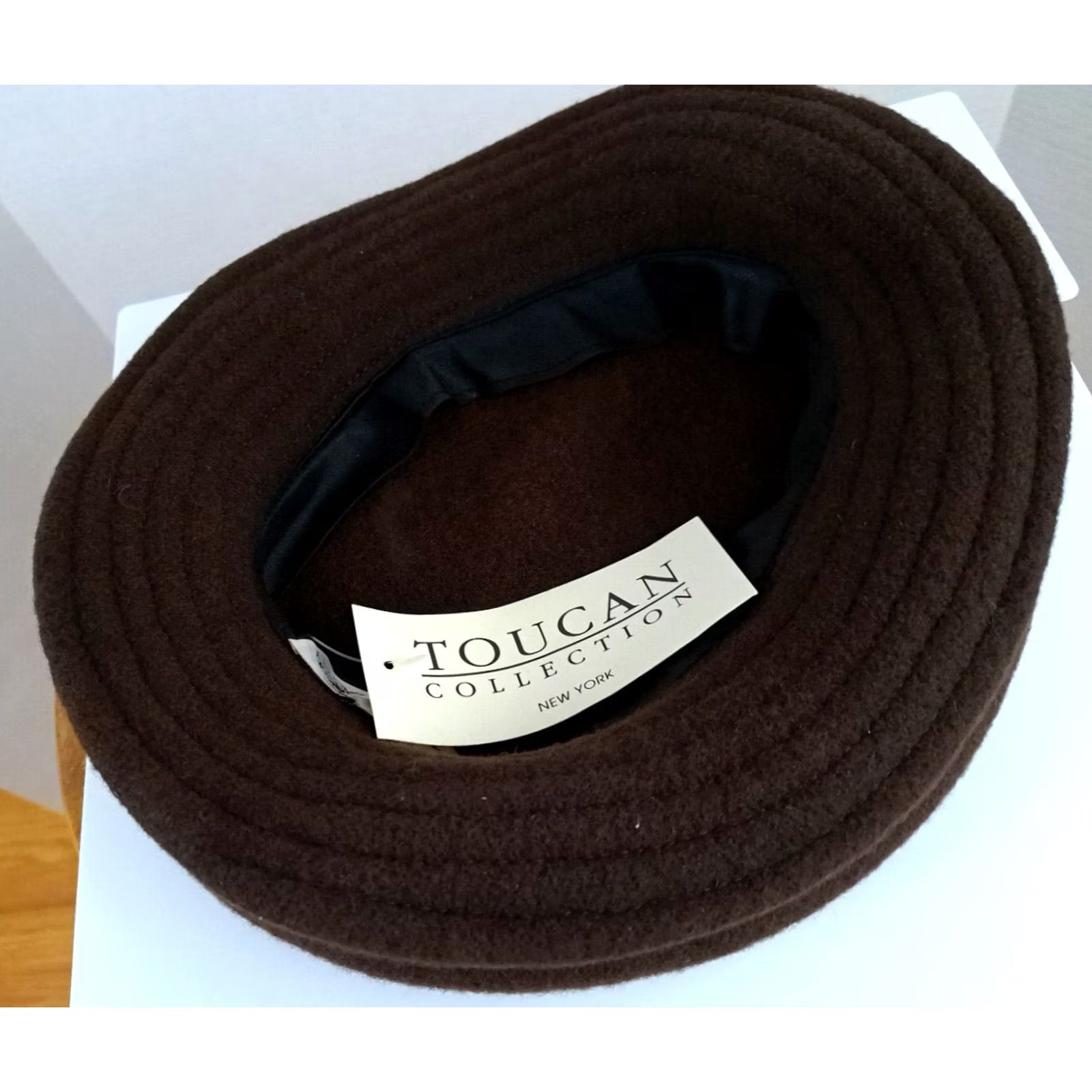 Vintage VINTAGE Toucan Beret Hat Women Brown NWT Hopeless Romantic Sm-Med Adjustable Brown Beret Hat Womens Mist Size ONE SIZE - 5 Thumbnail
