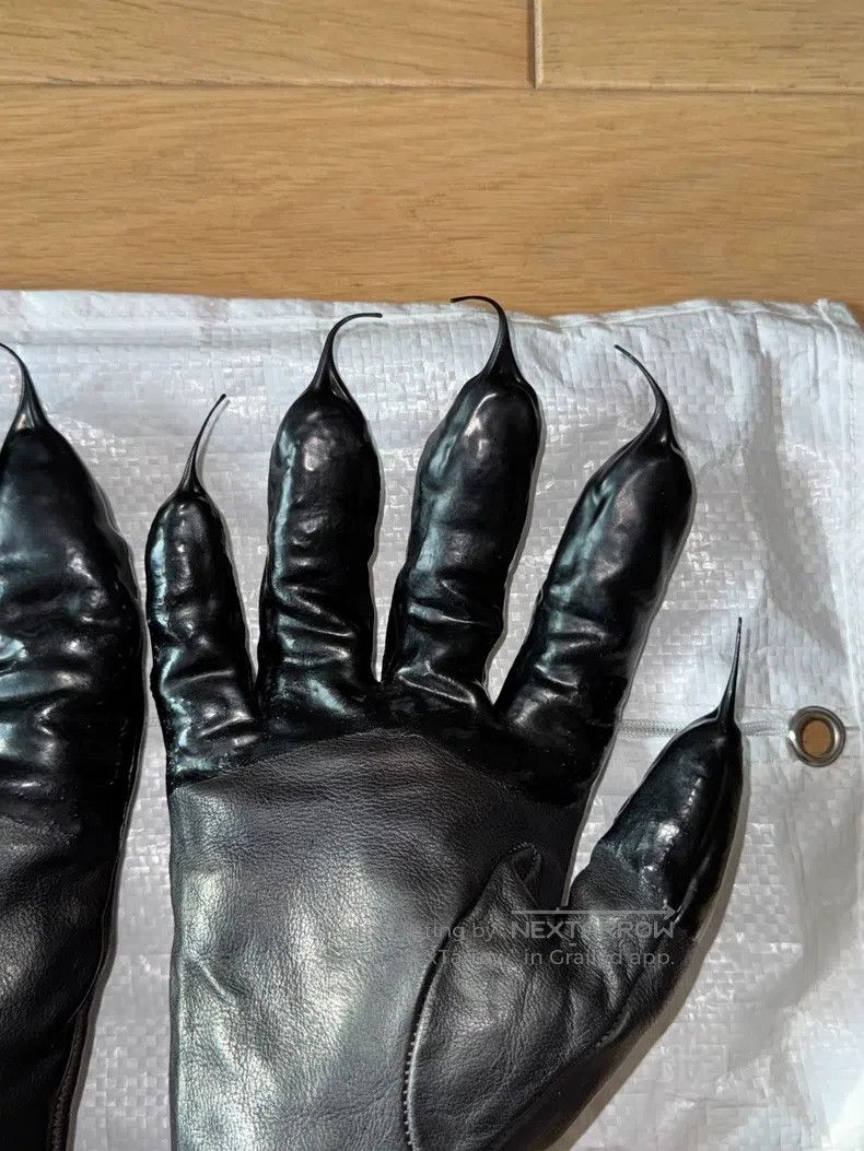Carol Christian Poell Carol Christian Poell Size 46 Drop rubber gloves size 46 Size ONE SIZE - 3 Thumbnail