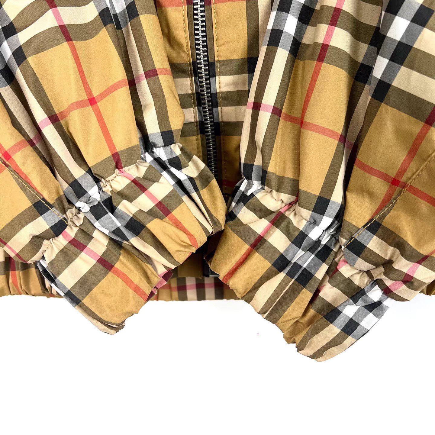 Burberry Burberry Check Stand Collar Zip-Up Long Sleeve Jacket K12 Size XXS / US 00 / IT 34 - 4 Thumbnail