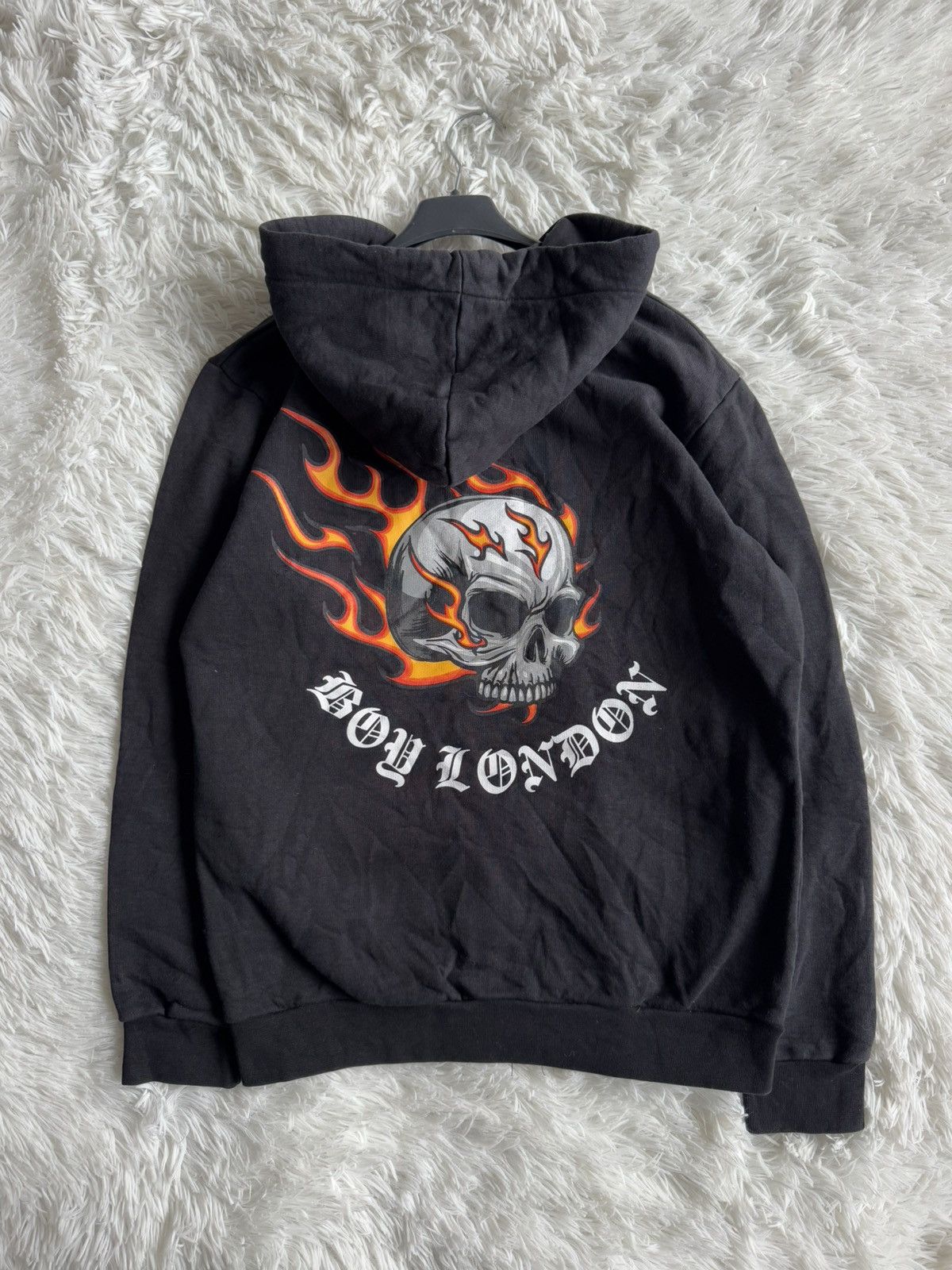 Boy London Boy London Rare Skull Goth Racing Zip Hoodie Size US XS / EU 42 / 0 - 1 Thumbnail