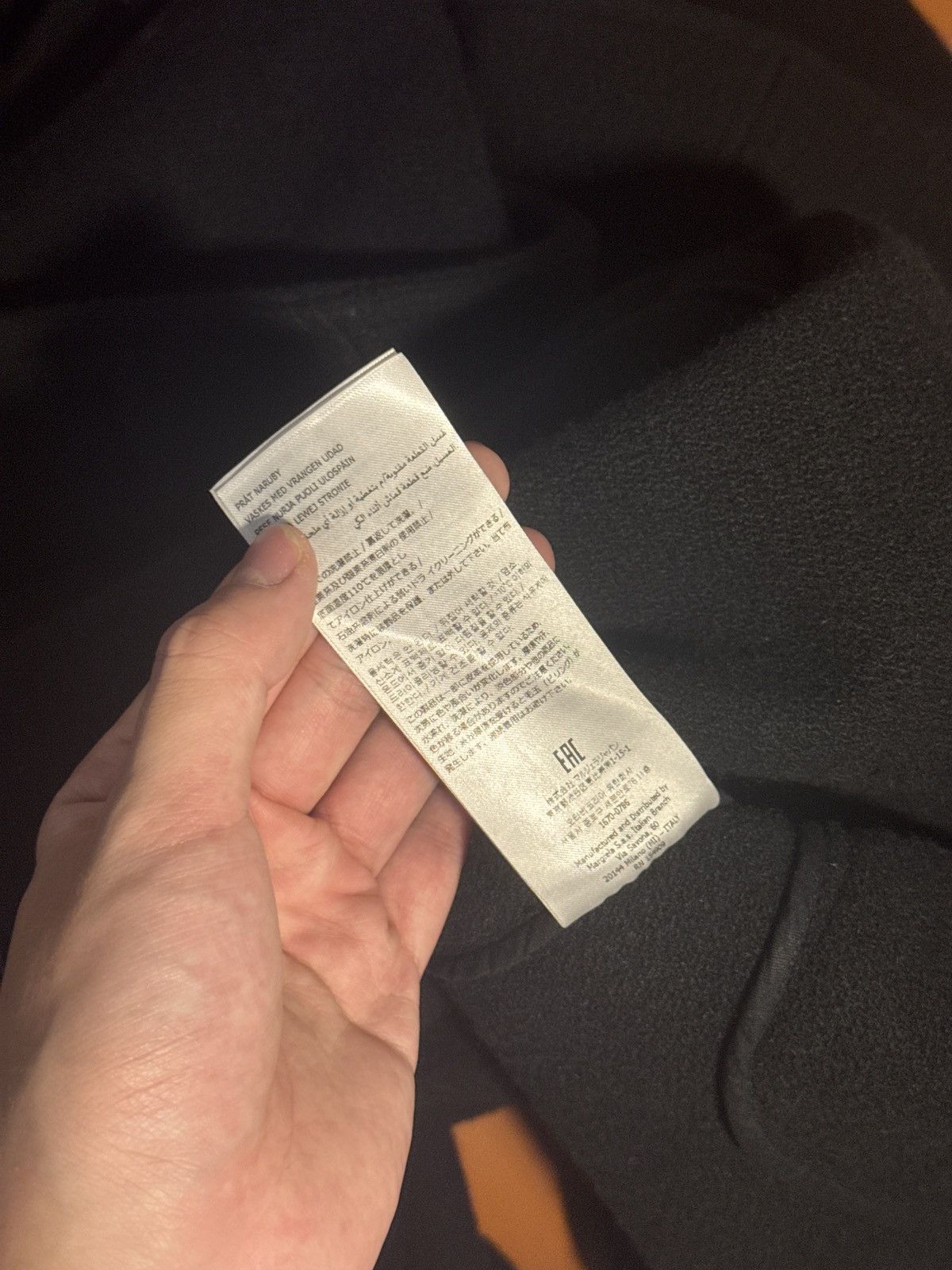 Maison Margiela Maison Margiela Wool Coat with Leather Trim Size US L / EU 52-54 / 3 - 8 Thumbnail