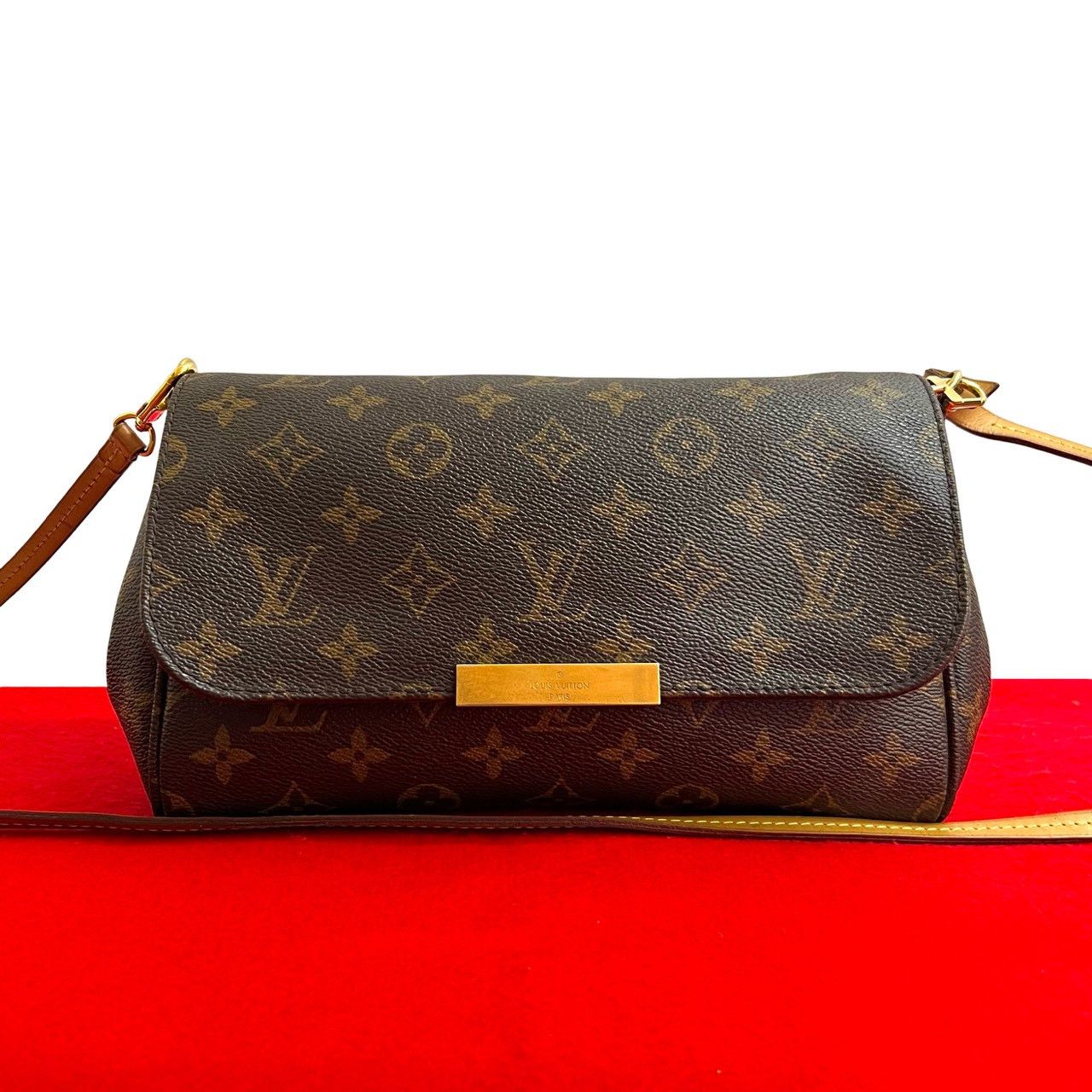 Louis Vuitton Louis Vuitton Favorite Monogram 2way Bag Leather Shoulder Bag DUTY FREE for USA