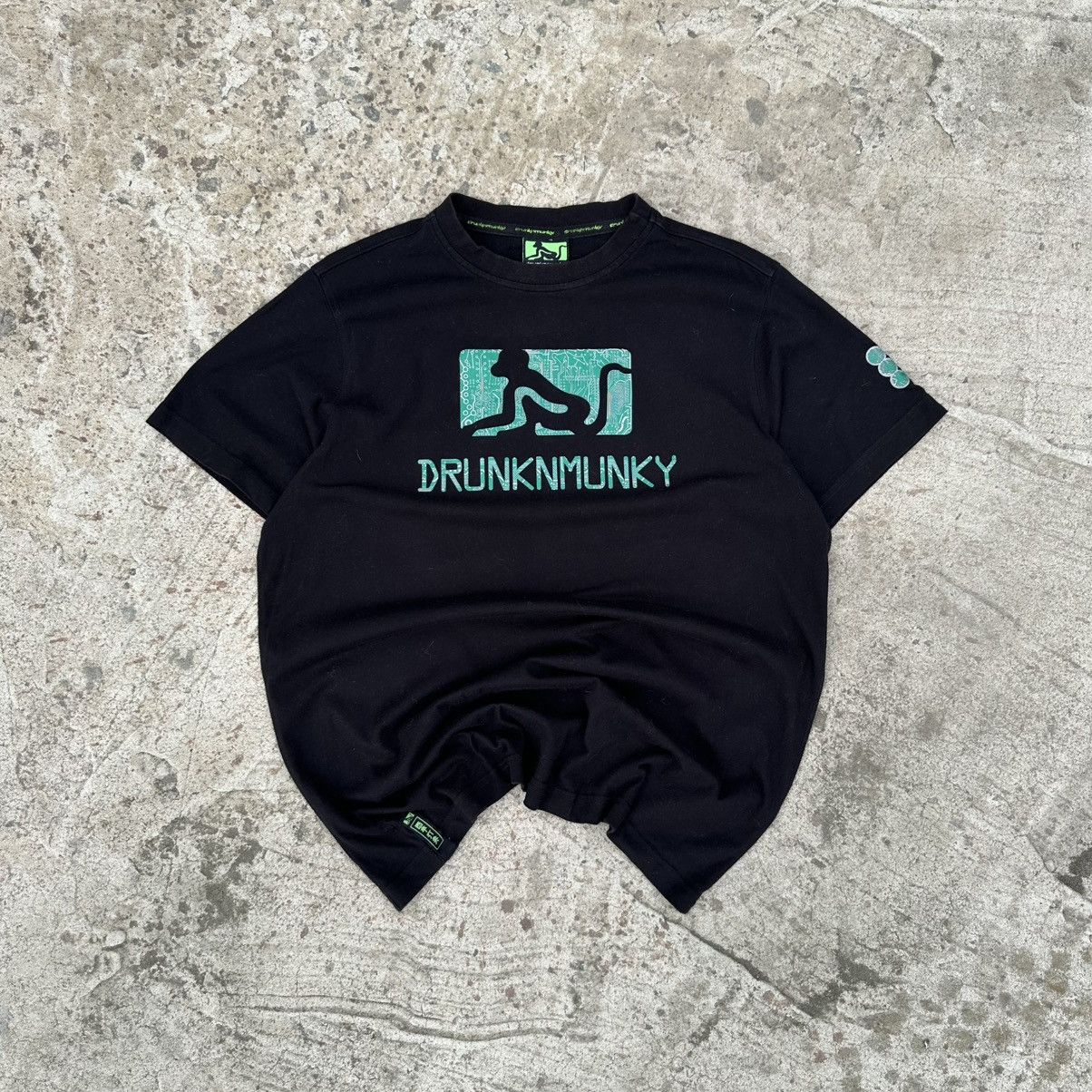 DrunknMunky × Japanese Brand Vintage Japanese Style Adult Drunk Munky SK8 Big Logo Rap Size US L / EU 52-54 / 3 - 1 Thumbnail