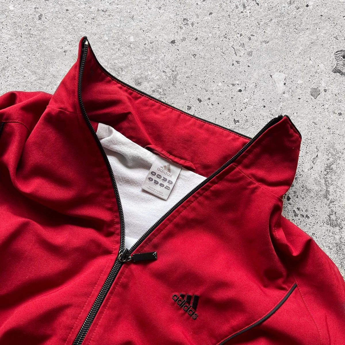 Adidas × Vintage Adidas Womens Vintage Red Full Zip Long Sleeve Jacket Y2K Size M / US 6-8 / IT 42-44 - 6 Thumbnail