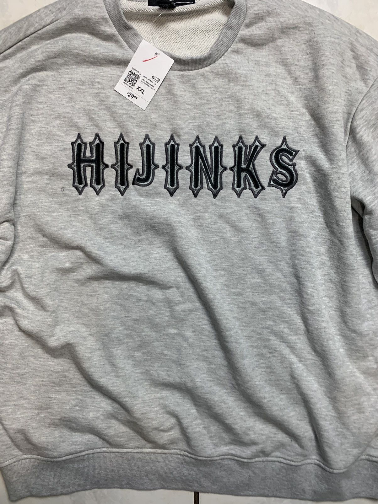 H&M × Vintage Grey oversized graphic sweater Size US XXL / EU 58 / 5 - 2 Thumbnail