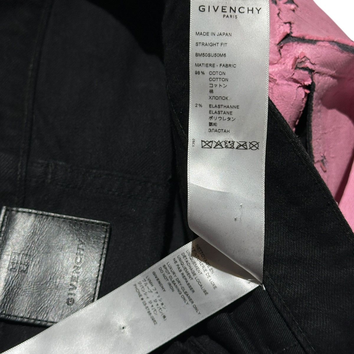 Givenchy Crackled painted thigh zip denim Size US 34 / EU 50 - 6 Thumbnail