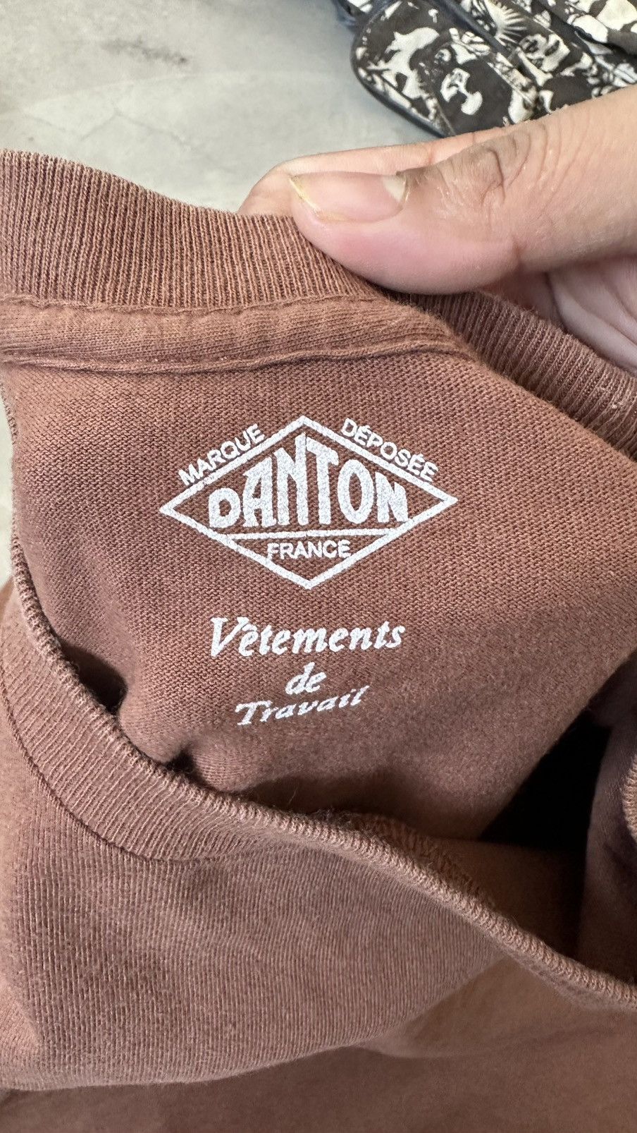 Danton VINTAGE DANTON HEAVY COTTON TEE Size US M / EU 48-50 / 2 - 4 Thumbnail