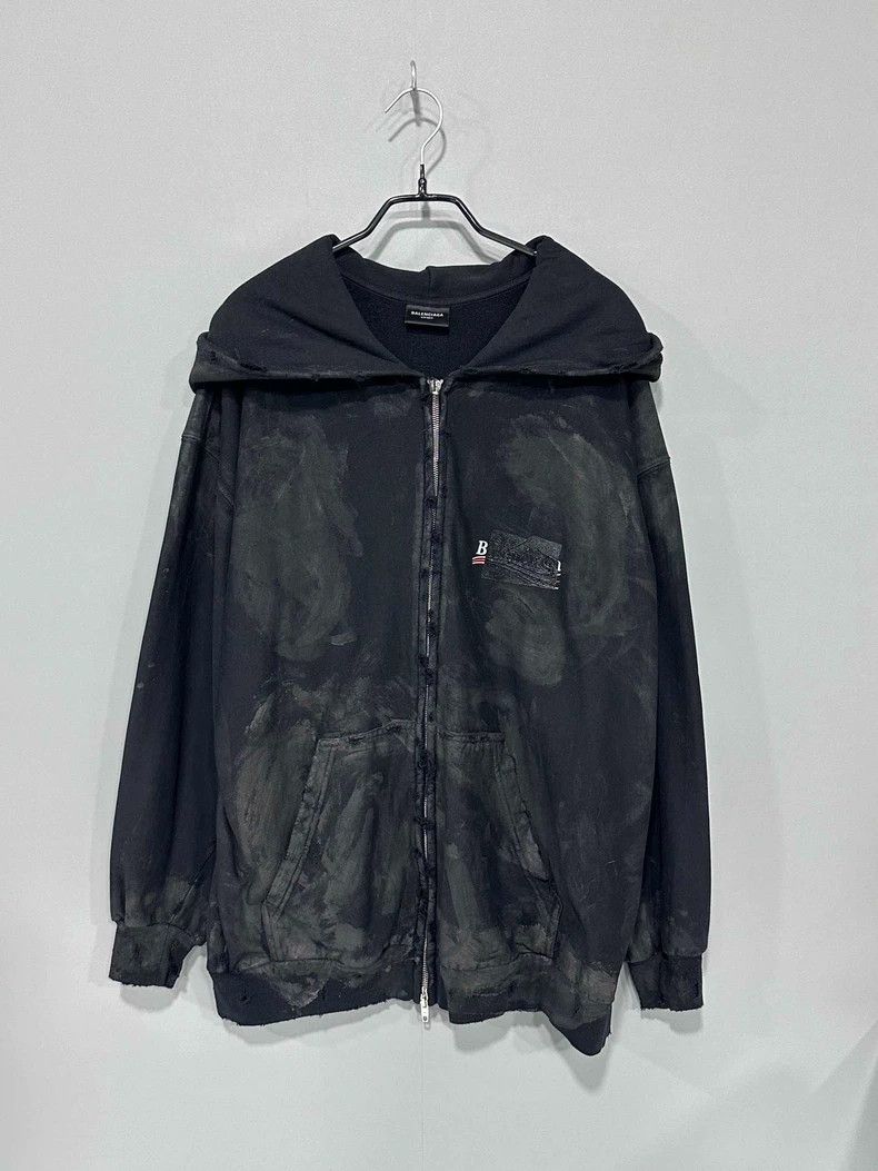 Balenciaga Balenciaga Mud-dyed coke cover coat Size US M / EU 48-50 / 2 - 1 Thumbnail