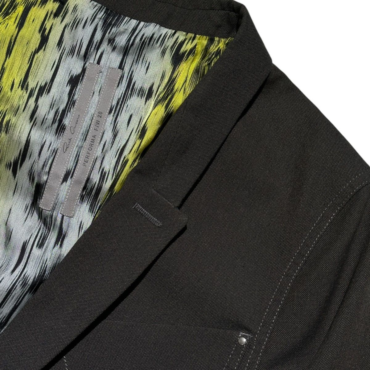 Rick Owens $3,000 FW20 performa strap shirt blazer Size US M / EU 48-50 / 2 - 2 Thumbnail